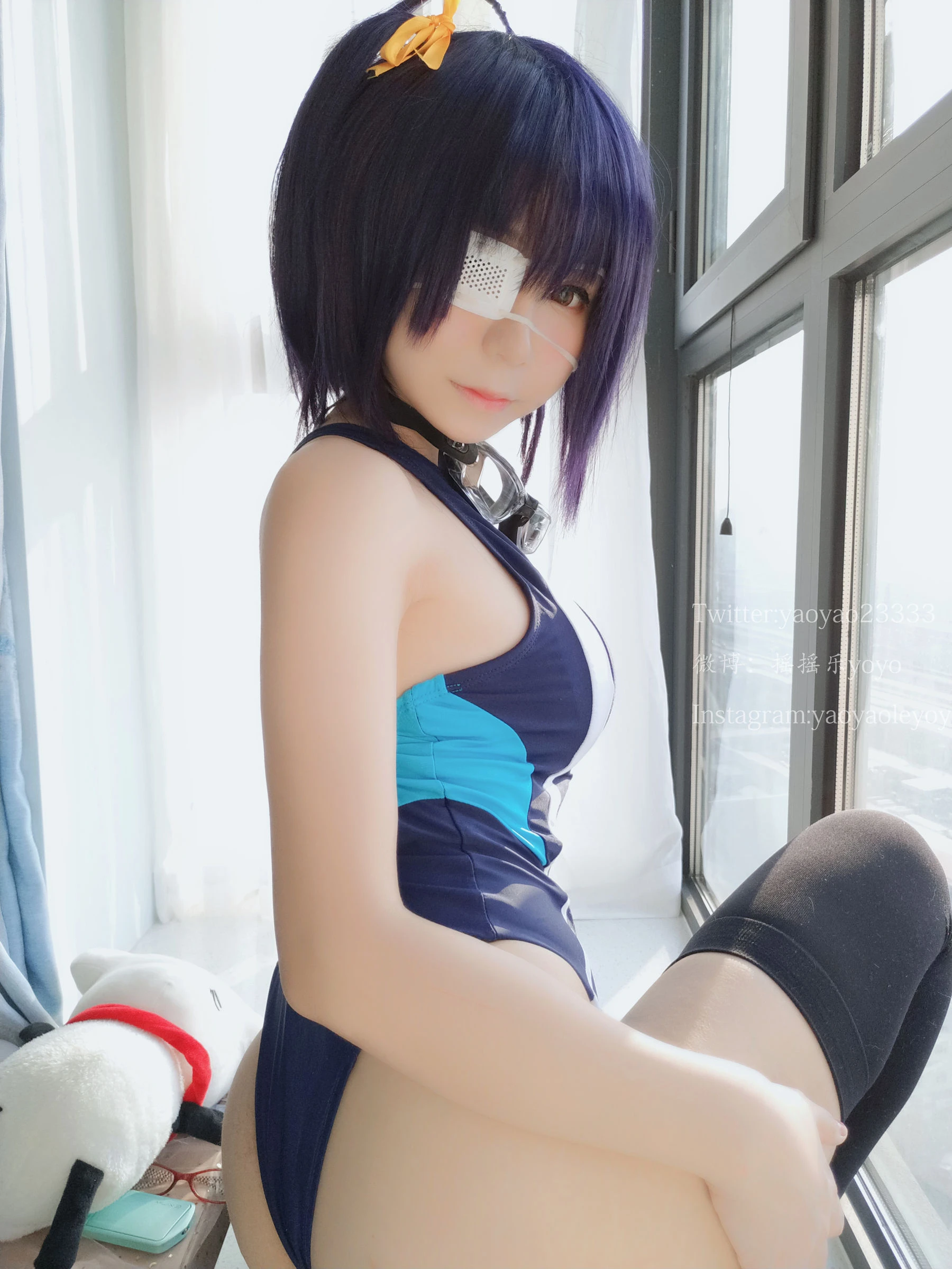 [護士]何子萱自然光高清圖集珍藏：何子萱甜美演繹美腿完美神韻凸顯寫真藝術 - 74