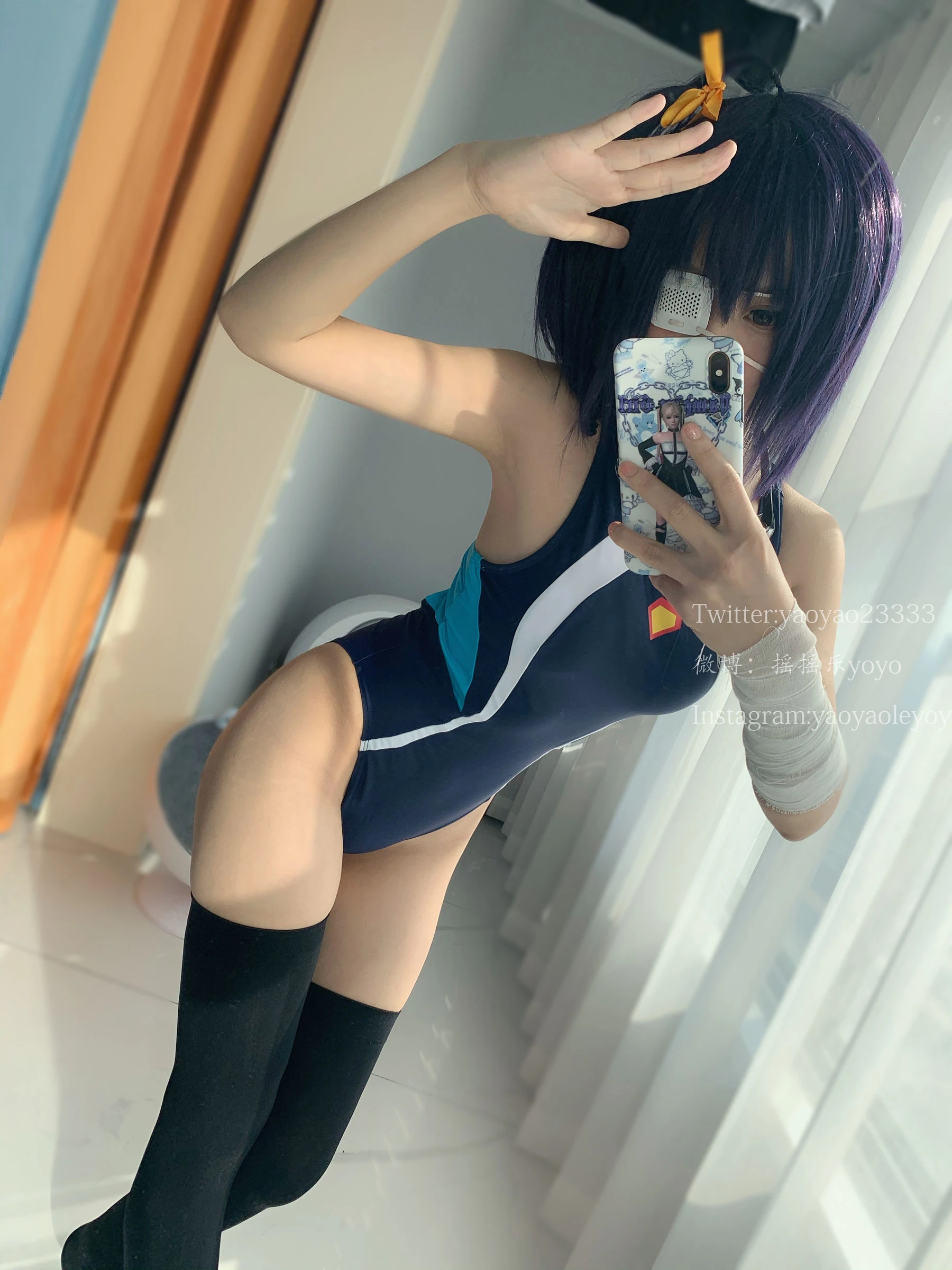 [護士]何子萱自然光高清圖集珍藏：何子萱甜美演繹美腿完美神韻凸顯寫真藝術 - 76