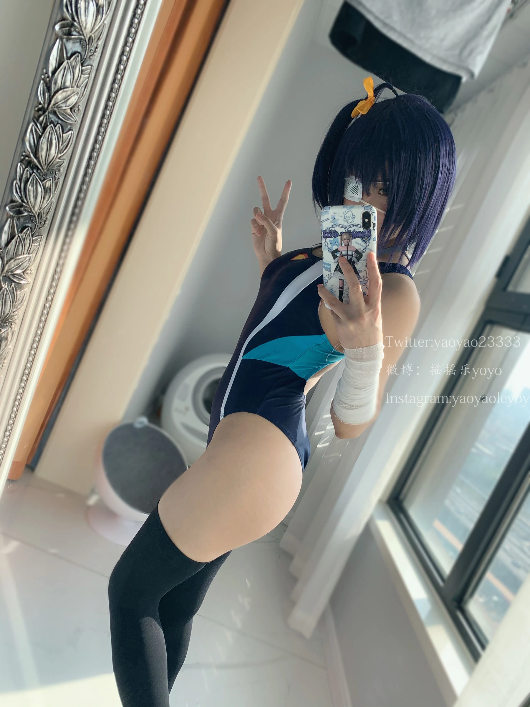 [護士]何子萱自然光高清圖集珍藏：何子萱甜美演繹美腿完美神韻凸顯寫真藝術 - 80