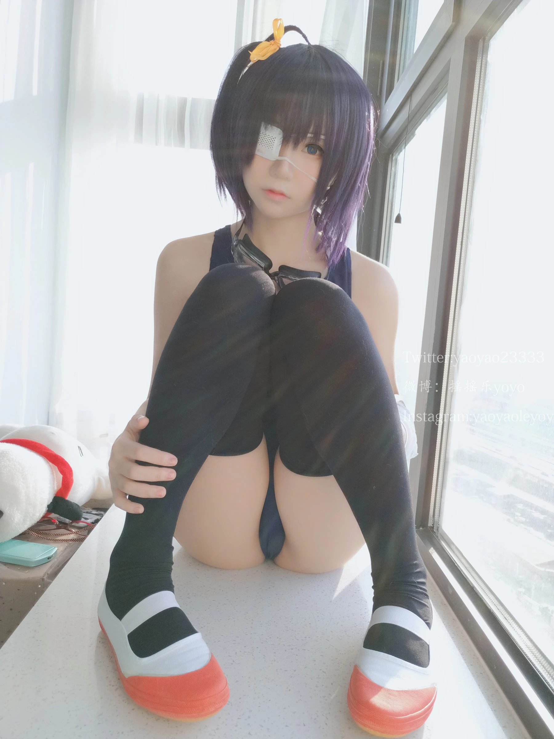 [護士]何子萱自然光高清圖集珍藏：何子萱甜美演繹美腿完美神韻凸顯寫真藝術 - 83