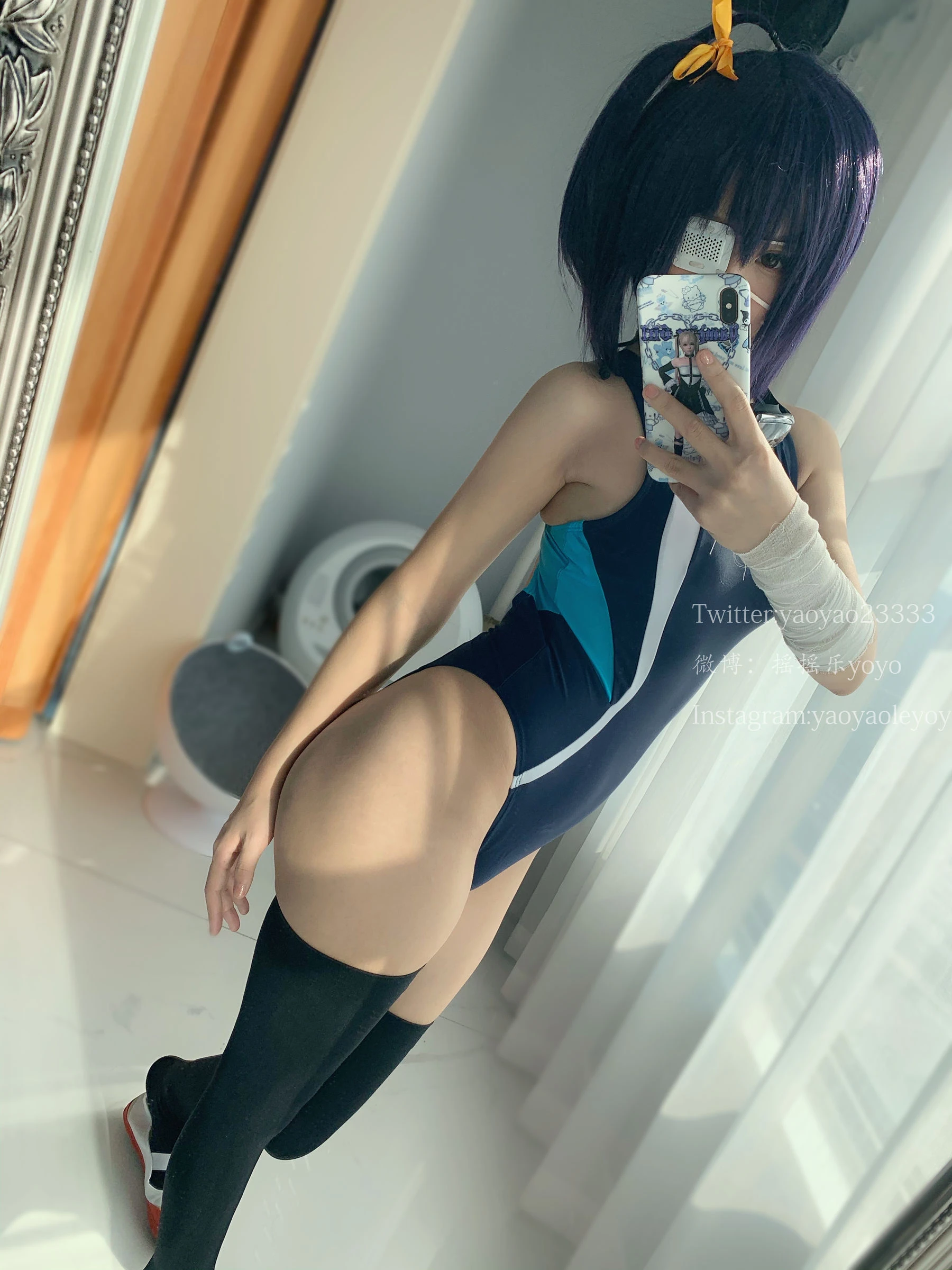 [護士]何子萱自然光高清圖集珍藏：何子萱甜美演繹美腿完美神韻凸顯寫真藝術 - 85