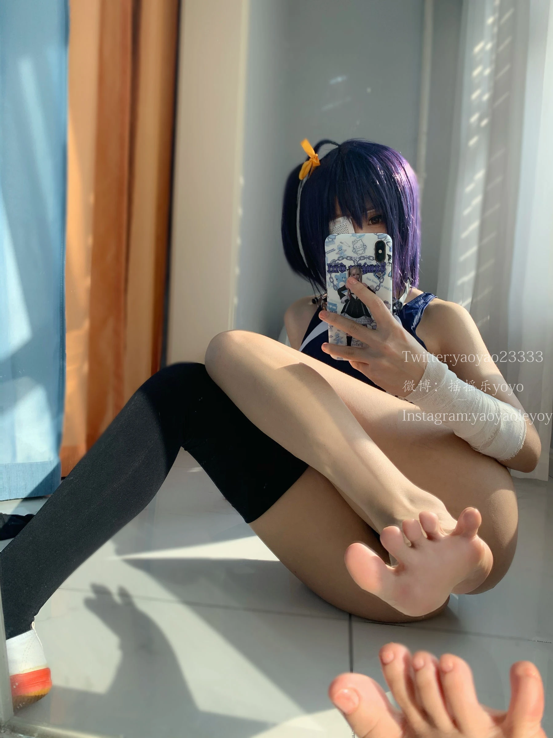 [護士]何子萱自然光高清圖集珍藏：何子萱甜美演繹美腿完美神韻凸顯寫真藝術 - 86