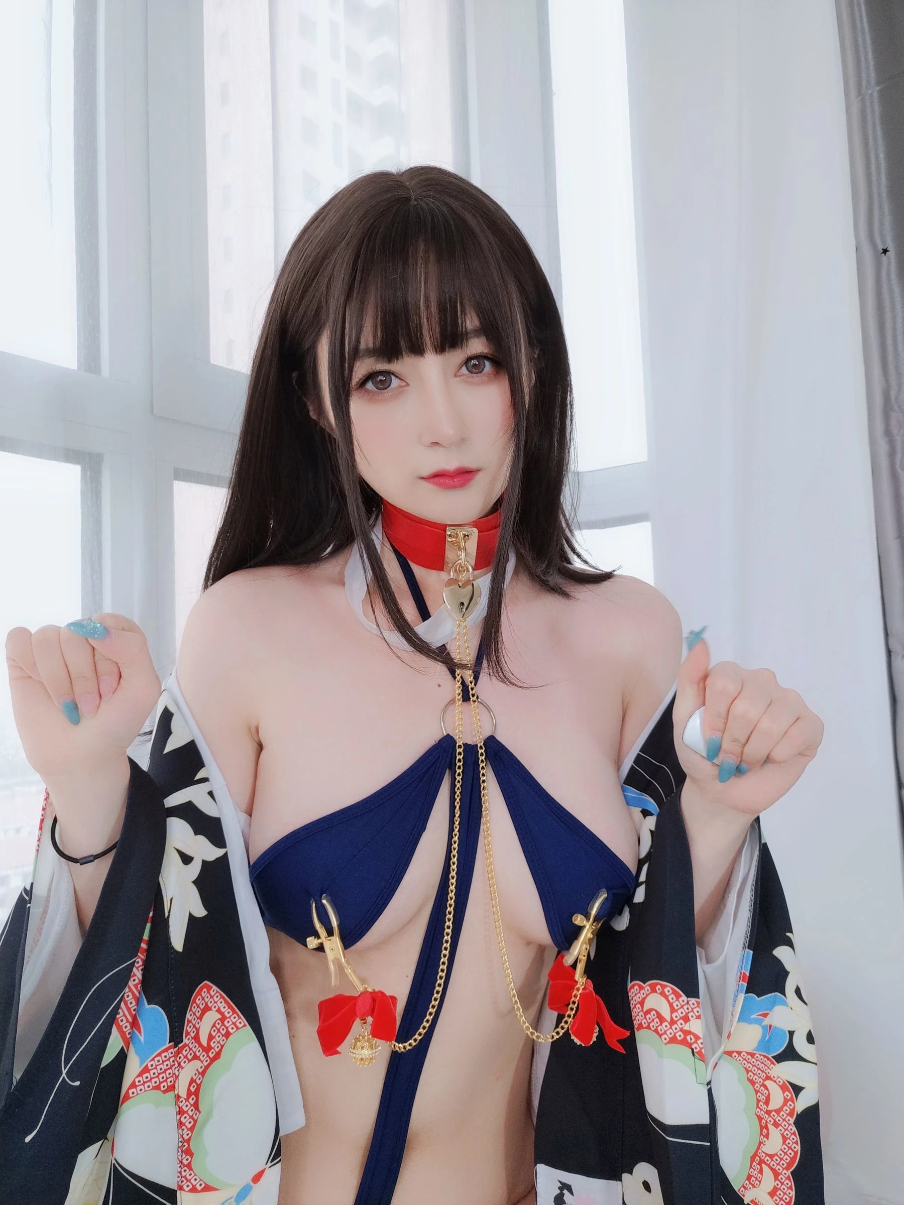 [嫩模]胡雨菲獨家戶外藝術藝術：胡雨菲性感格調詮釋美胸完美曲線寫真 - 22