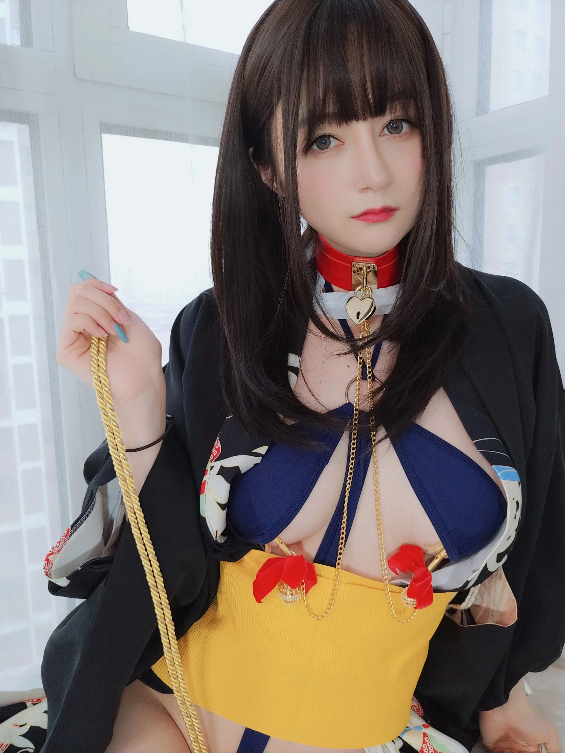 [嫩模]胡雨菲獨家戶外藝術藝術：胡雨菲性感格調詮釋美胸完美曲線寫真 - 32