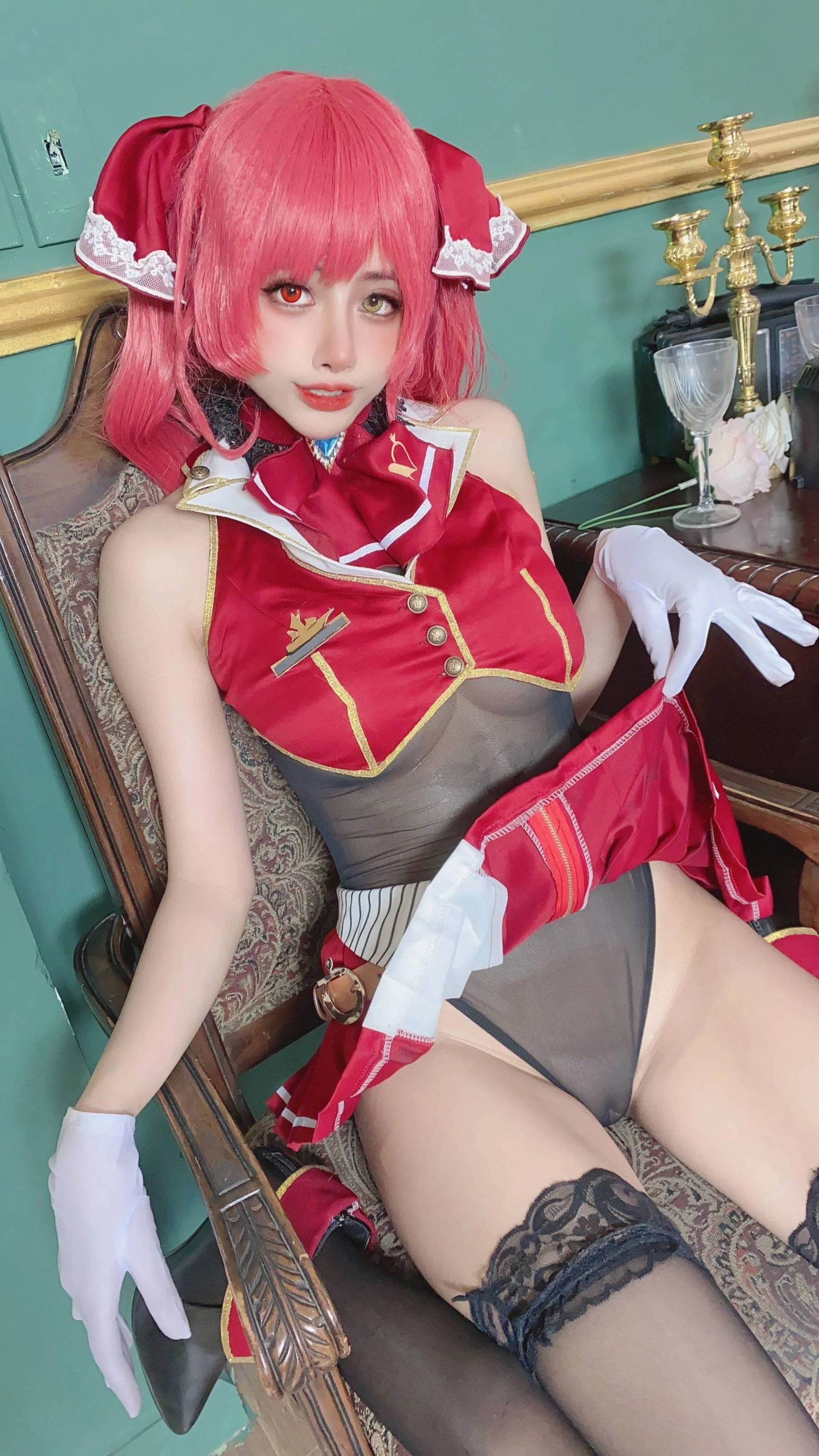 [麻豆]黃曉雪超清攝影棚藝術藝術：黃曉雪甜美韻味綻放長腿完美曲線寫真 - 35