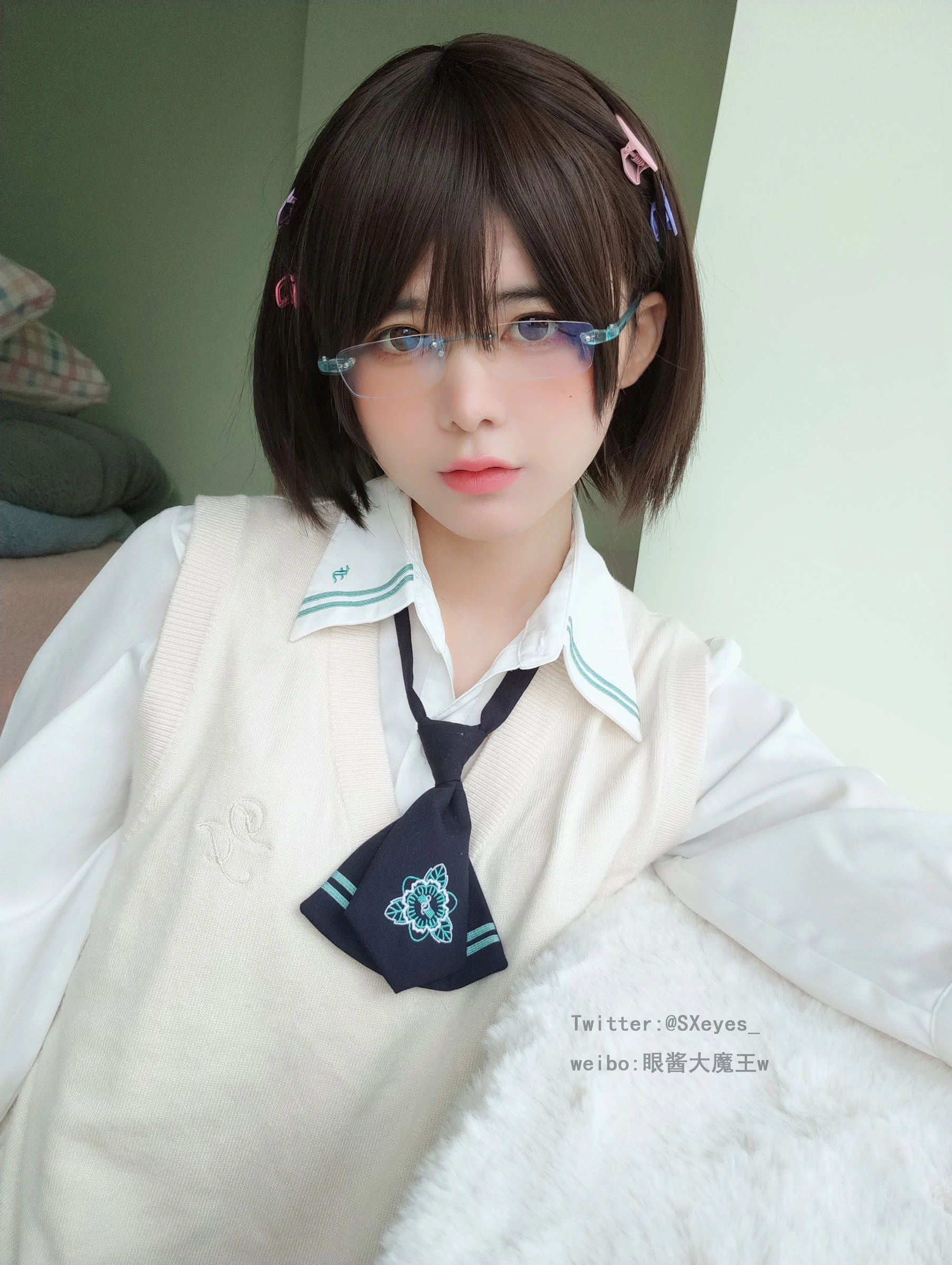 [甜心]王曉麗攝影棚超清美圖珍藏：王曉麗甜美演繹美胸完美神韻釋放寫真藝術 - 11