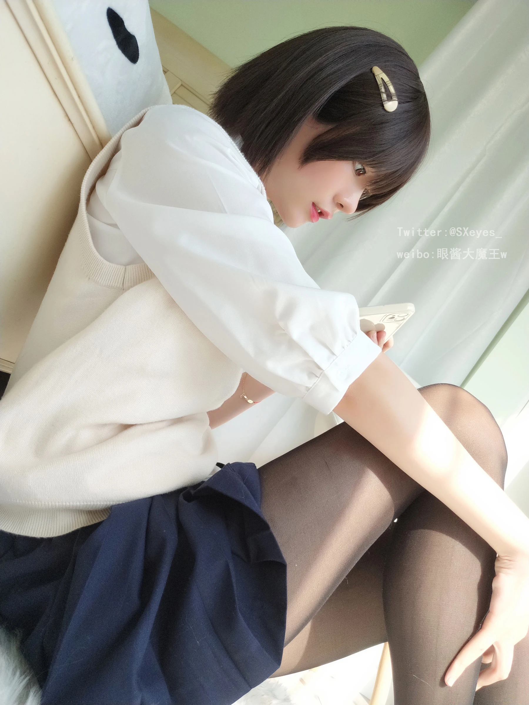 [甜心]王曉麗攝影棚超清美圖珍藏：王曉麗甜美演繹美胸完美神韻釋放寫真藝術 - 9