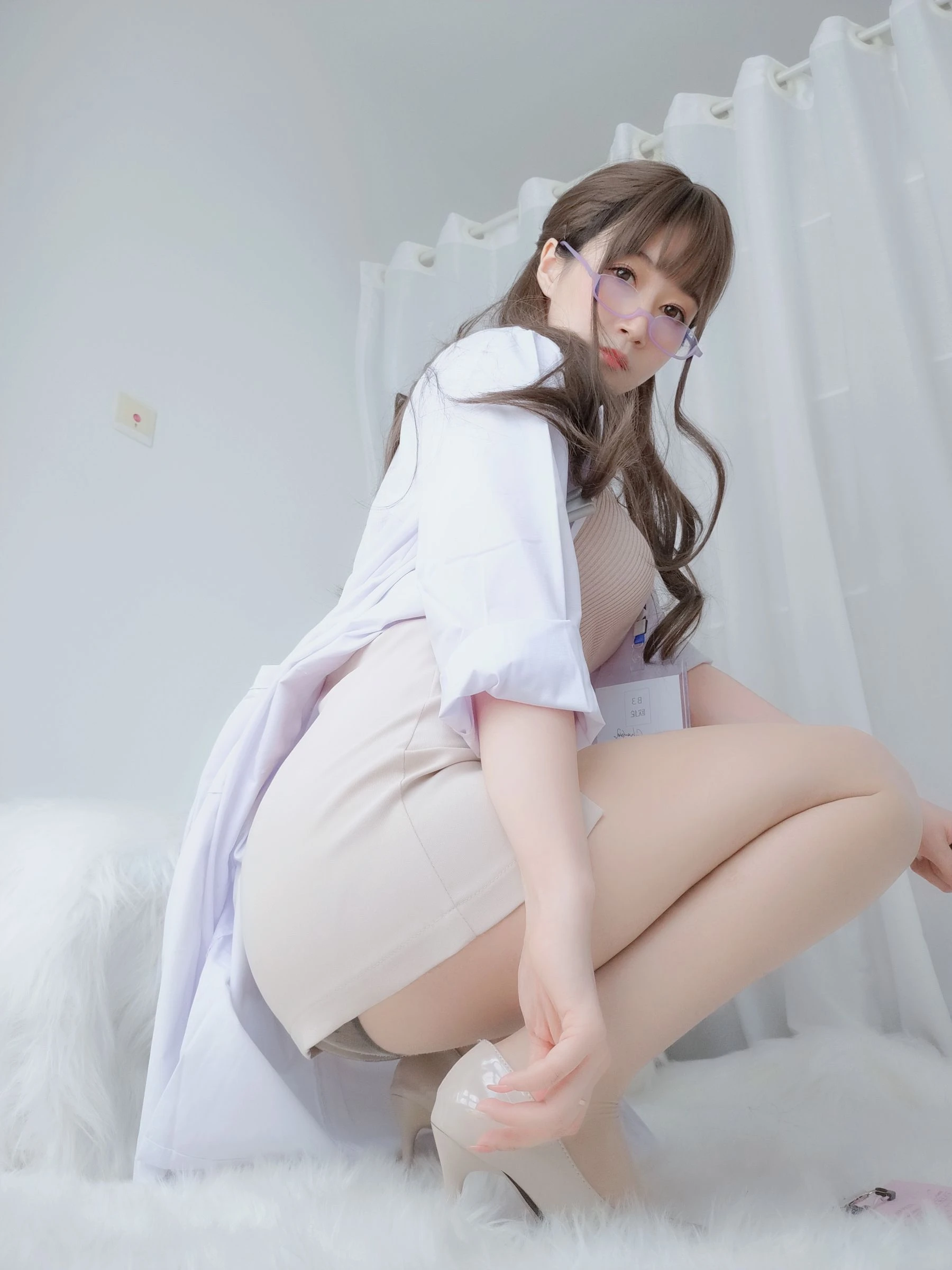 [女神]梁曉雪獨家私房圖集藝術：梁曉雪魅惑格調彰顯美腿完美曲線寫真 - 50