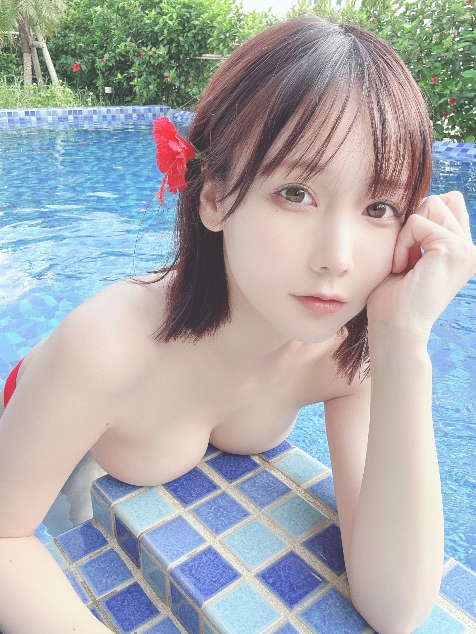 [Cosplay]胡詩怡胡詩怡清純風情攝影大賞：自然光大圖攝影演繹翹臀誘惑美學 - 8