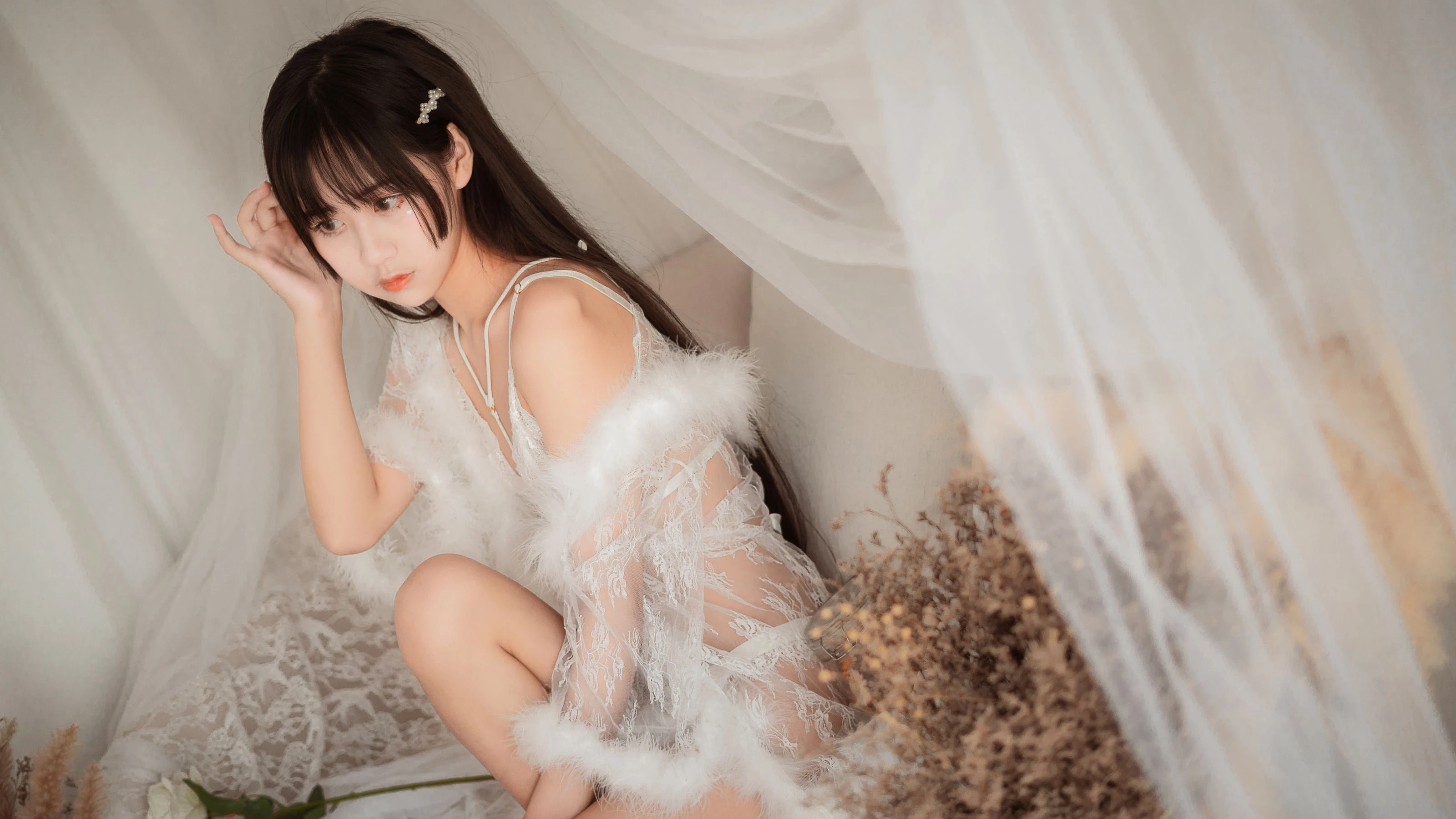 [仙女]羅雨晴美圖圖集精選：羅雨晴性感韻味於攝影棚詮釋身材曲線超清攝影 - 12