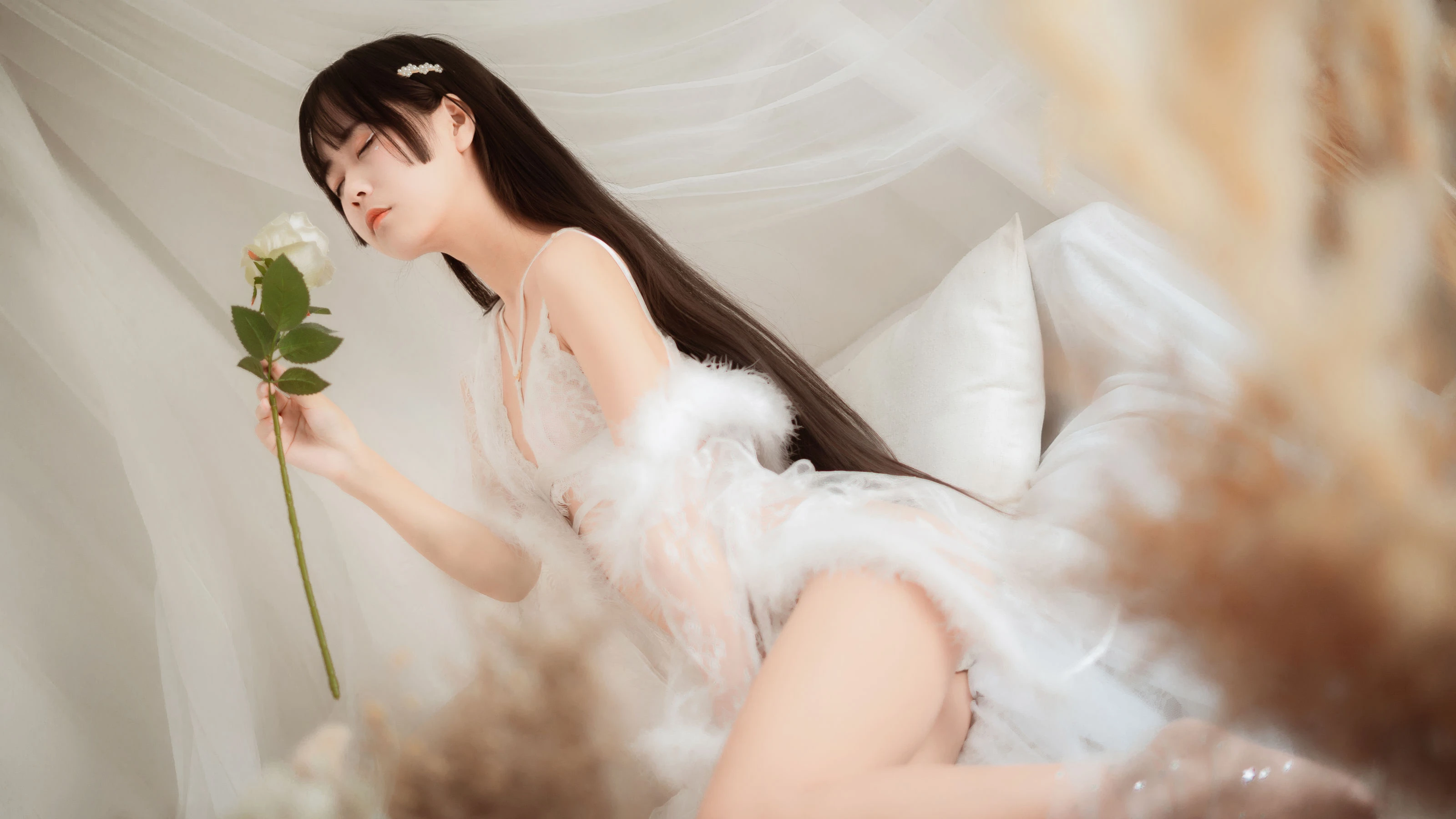 [仙女]羅雨晴美圖圖集精選：羅雨晴性感韻味於攝影棚詮釋身材曲線超清攝影 - 2