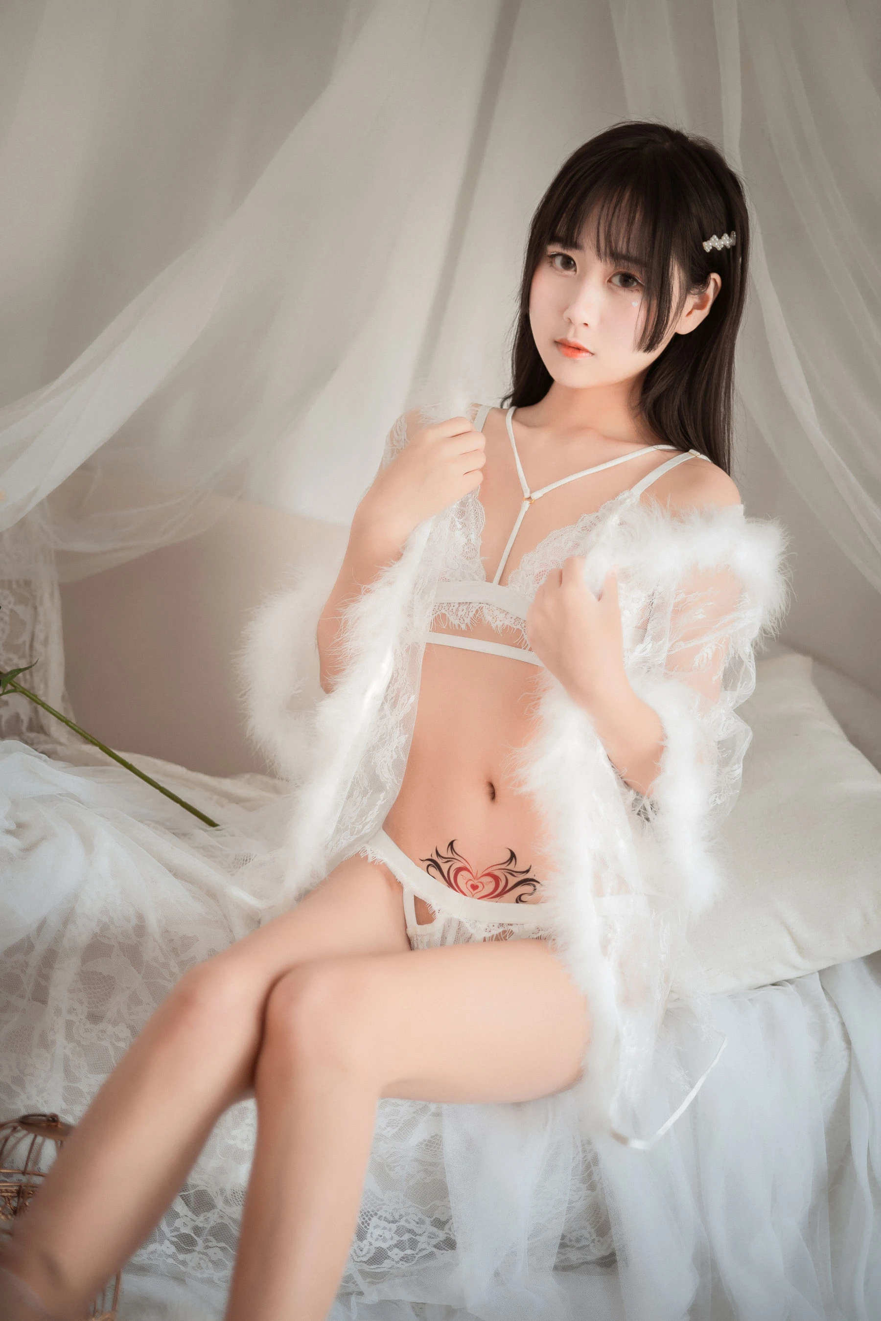 [仙女]羅雨晴美圖圖集精選：羅雨晴性感韻味於攝影棚詮釋身材曲線超清攝影 - 3