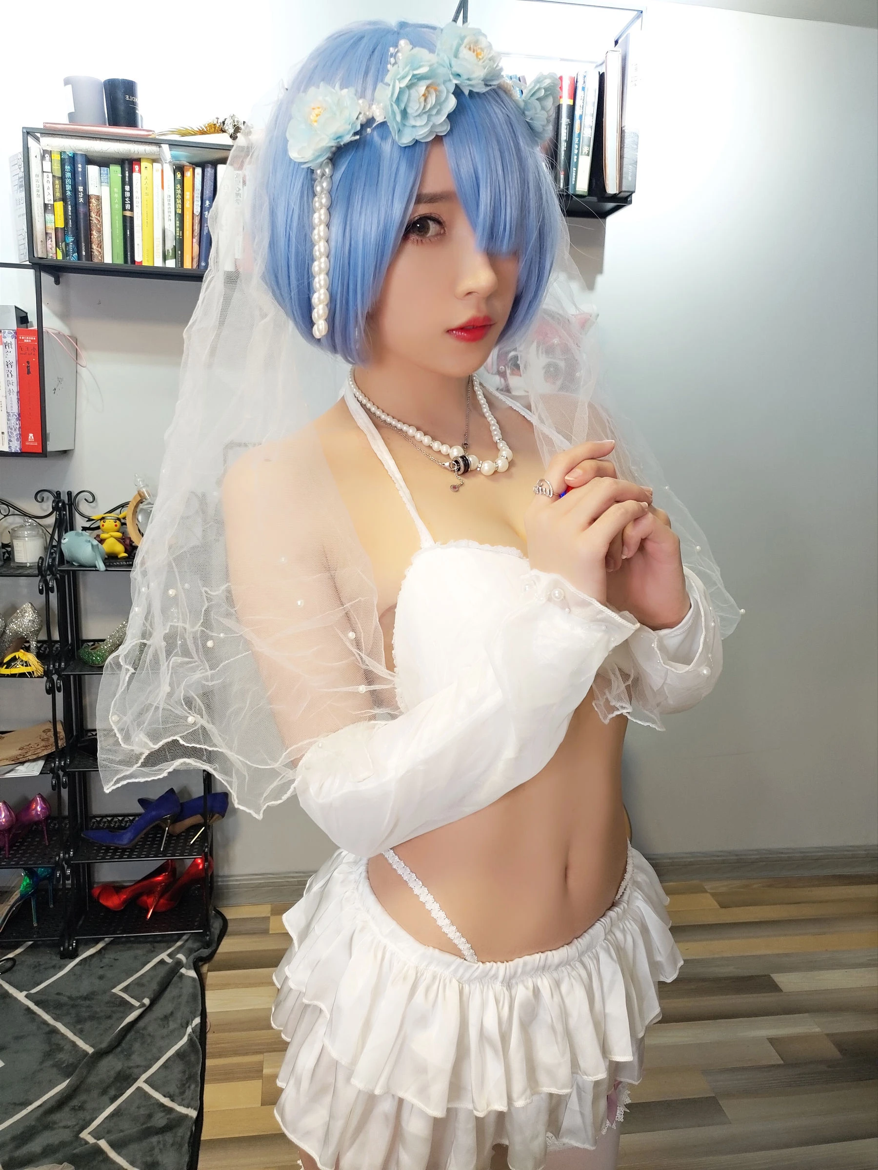 [美模]胡莉琪胡莉琪私藏高清攝影：寫真館性感神韻彰顯曲線寫真合集 - 10