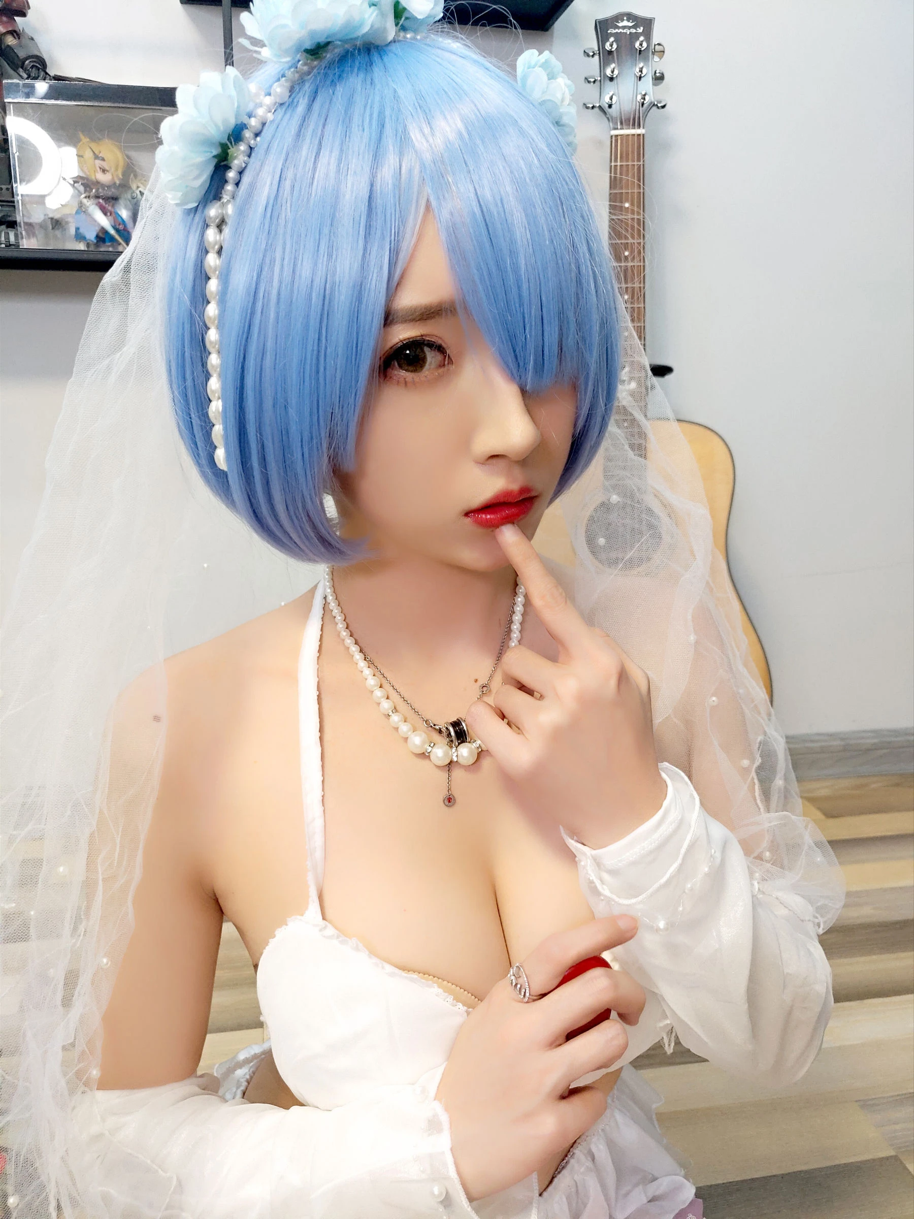 [美模]胡莉琪胡莉琪私藏高清攝影：寫真館性感神韻彰顯曲線寫真合集 - 13