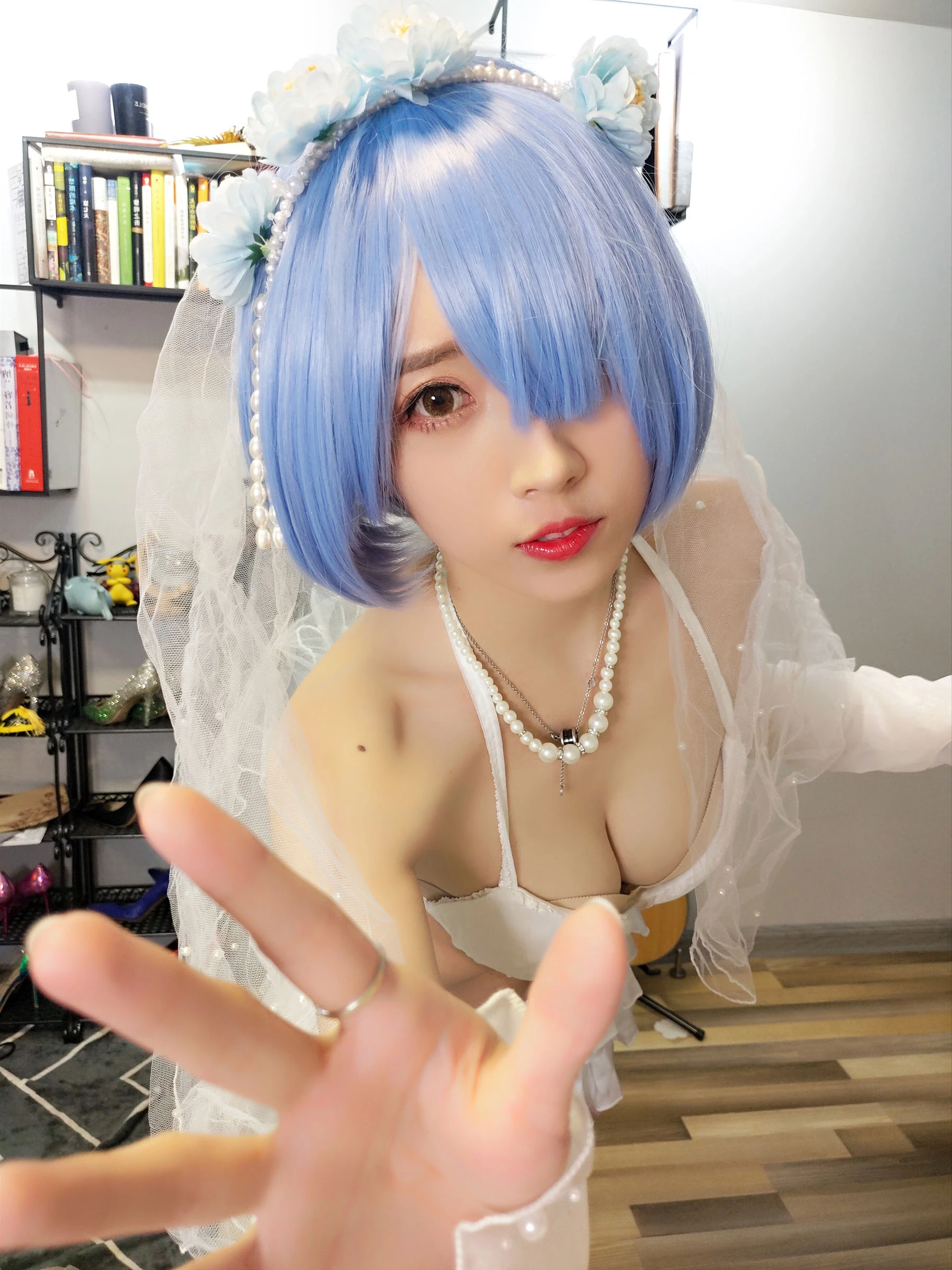 [美模]胡莉琪胡莉琪私藏高清攝影：寫真館性感神韻彰顯曲線寫真合集 - 15