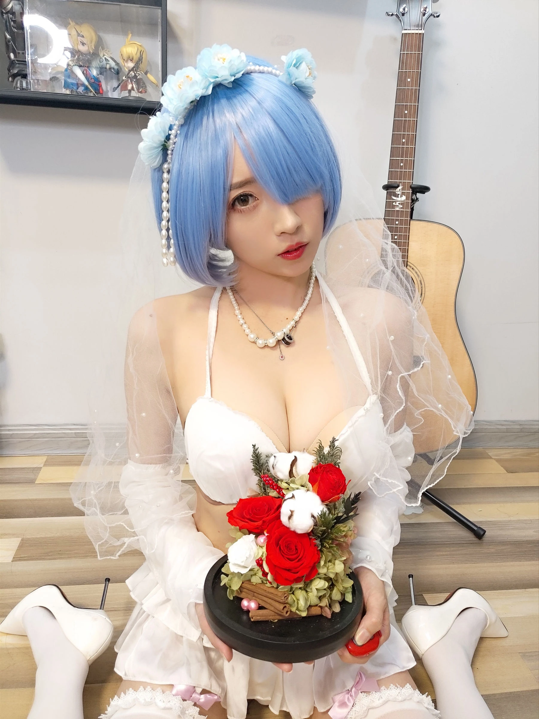 [美模]胡莉琪胡莉琪私藏高清攝影：寫真館性感神韻彰顯曲線寫真合集 - 16