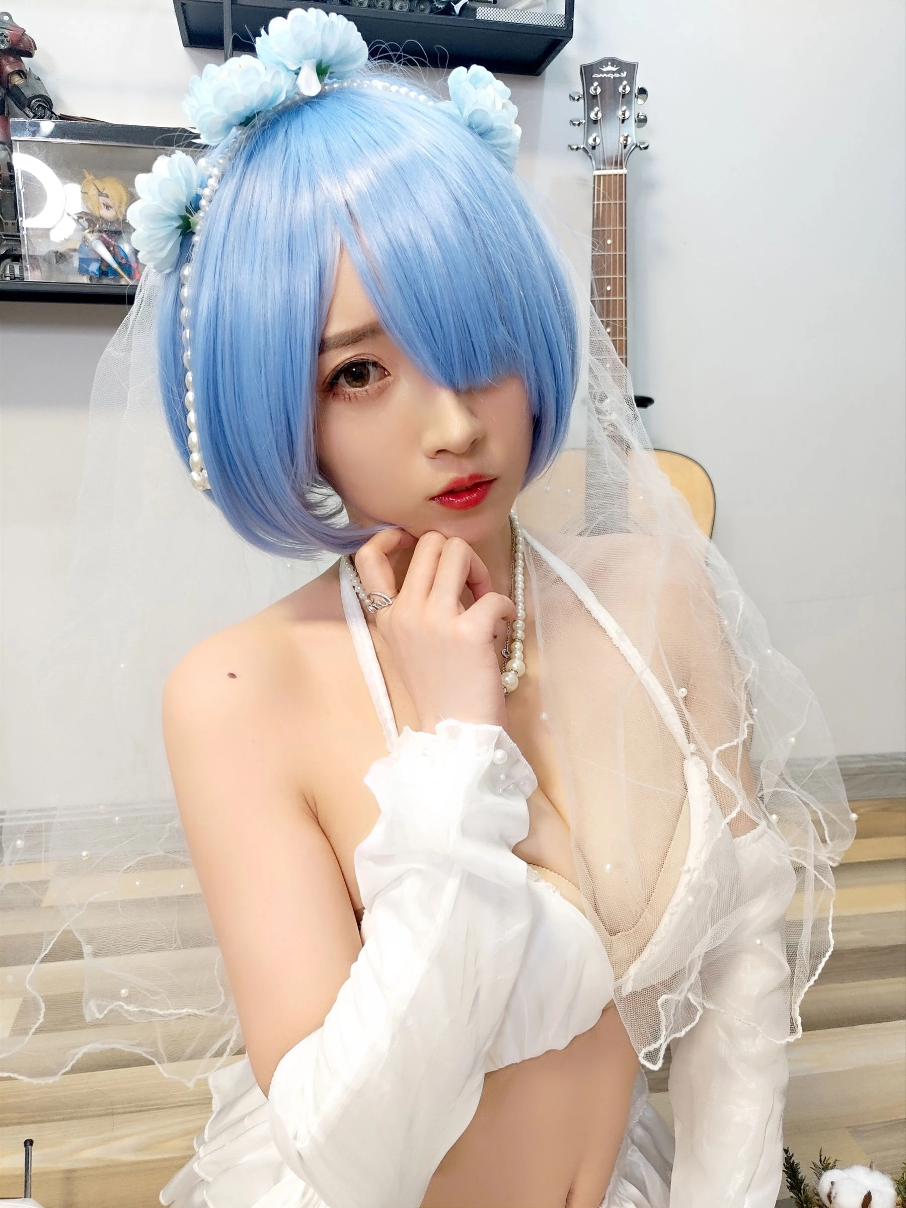 [美模]胡莉琪胡莉琪私藏高清攝影：寫真館性感神韻彰顯曲線寫真合集 - 27
