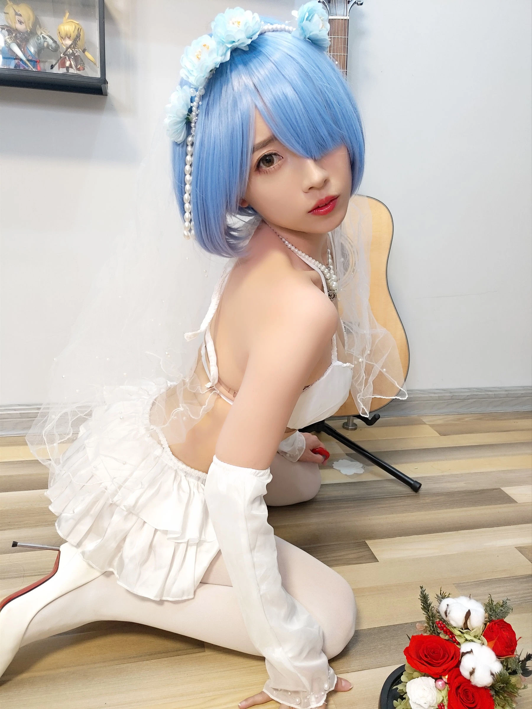 [美模]胡莉琪胡莉琪私藏高清攝影：寫真館性感神韻彰顯曲線寫真合集 - 28