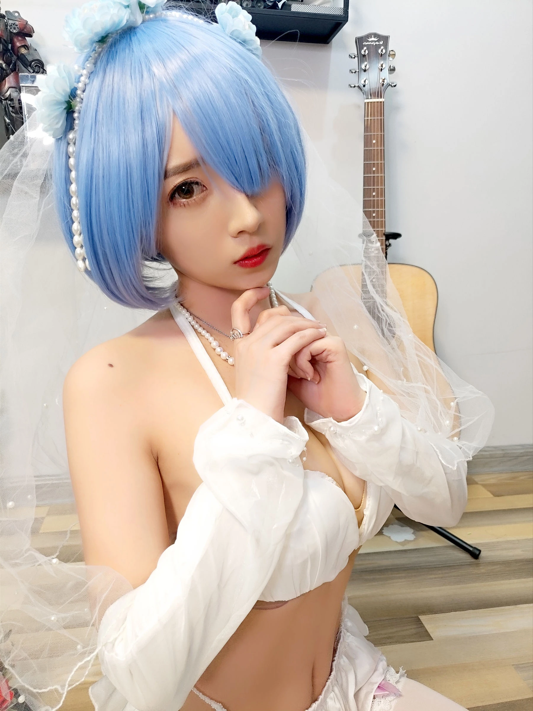 [美模]胡莉琪胡莉琪私藏高清攝影：寫真館性感神韻彰顯曲線寫真合集 - 9