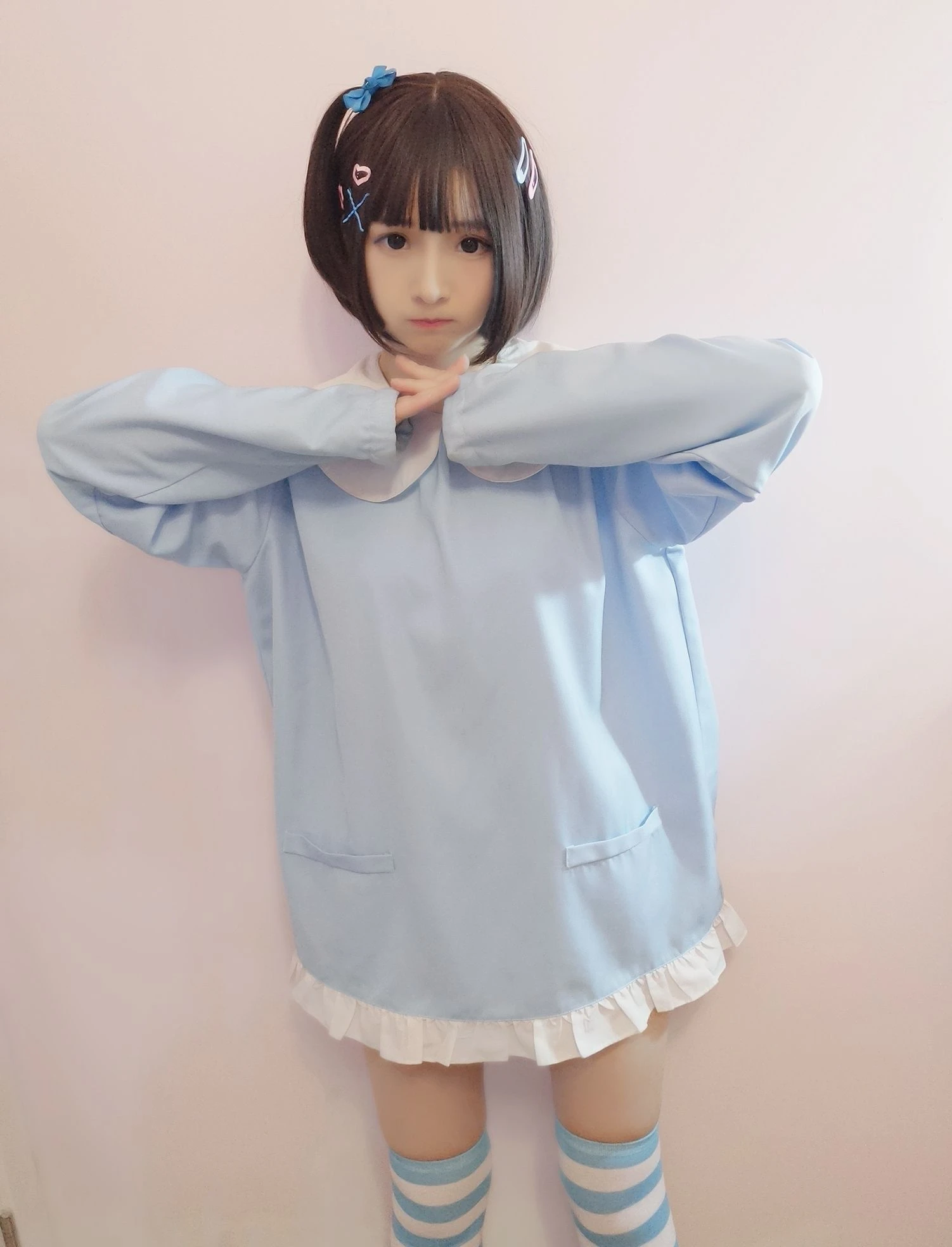 [藝人]梁佳怡攝影棚首發美圖珍藏：梁佳怡魅惑演繹美腿完美韻味詮釋寫真藝術 - 10