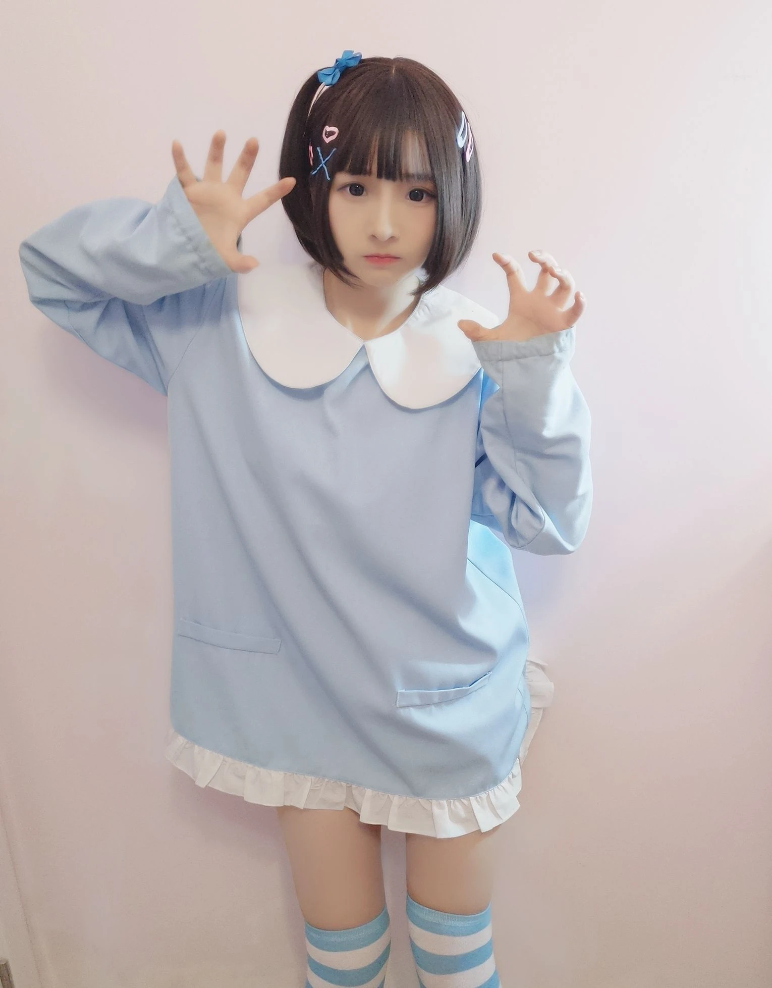 [藝人]梁佳怡攝影棚首發美圖珍藏：梁佳怡魅惑演繹美腿完美韻味詮釋寫真藝術 - 11