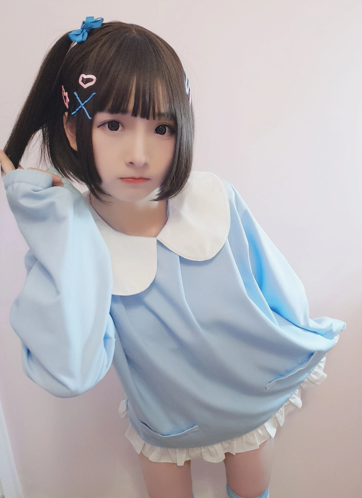 [藝人]梁佳怡攝影棚首發美圖珍藏：梁佳怡魅惑演繹美腿完美韻味詮釋寫真藝術 - 8