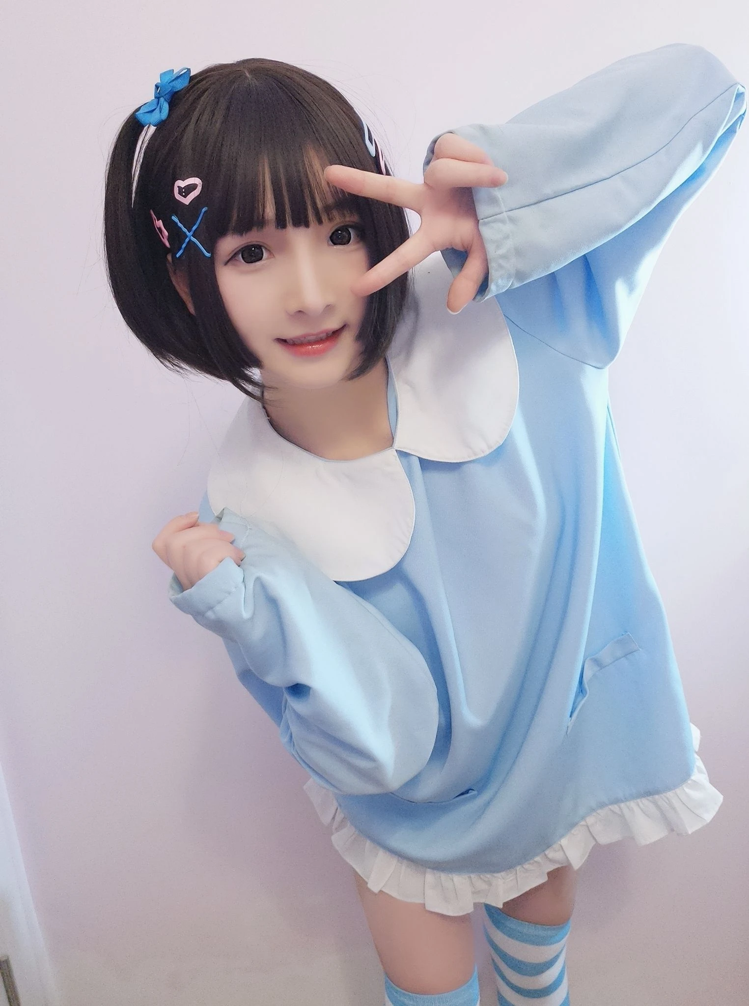 [藝人]梁佳怡攝影棚首發美圖珍藏：梁佳怡魅惑演繹美腿完美韻味詮釋寫真藝術 - 9