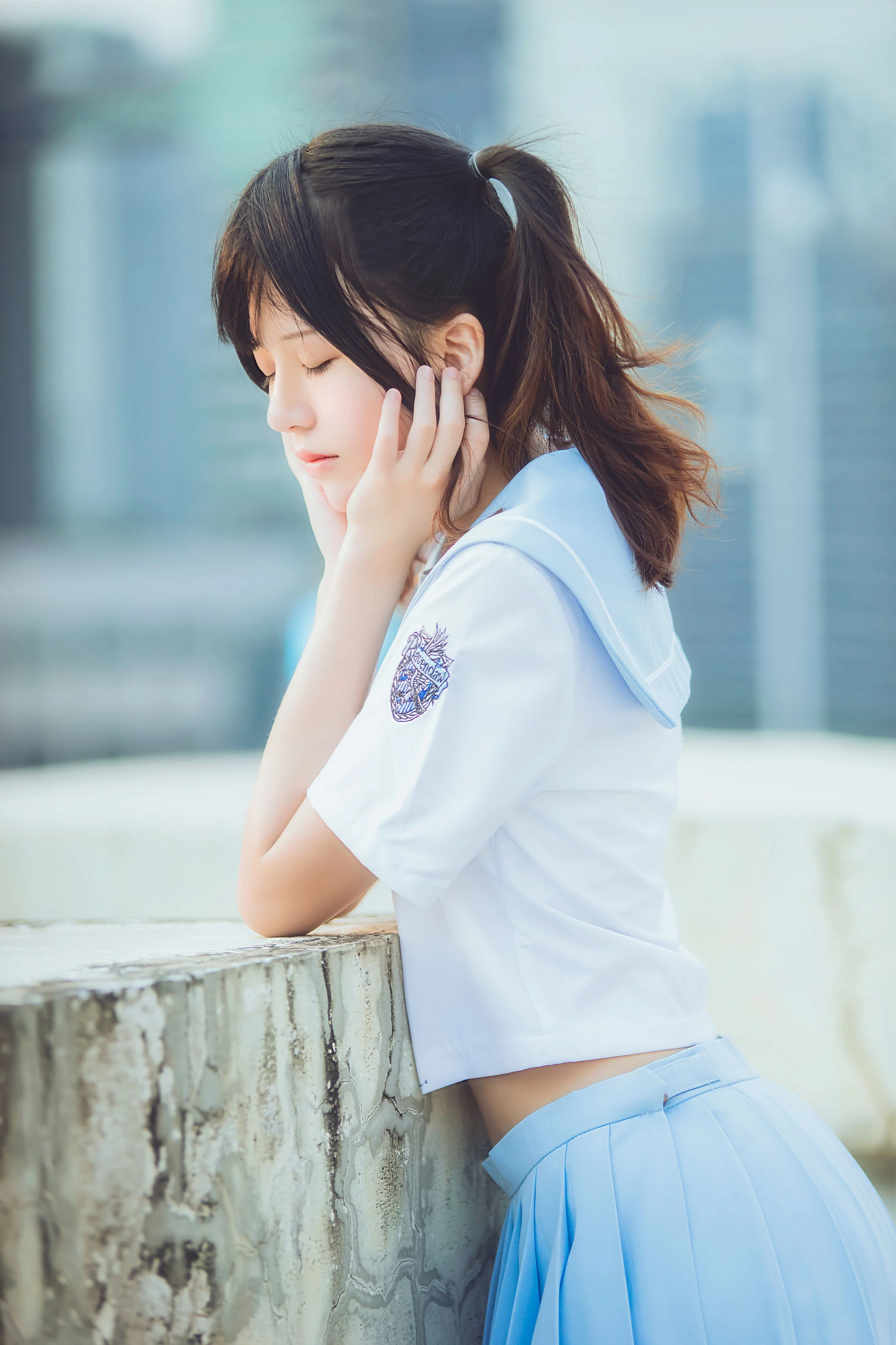 [御姐]何心怡何心怡街拍獨家大片：清純魅力釋放美腿誘惑彰顯寫真大片 - 8