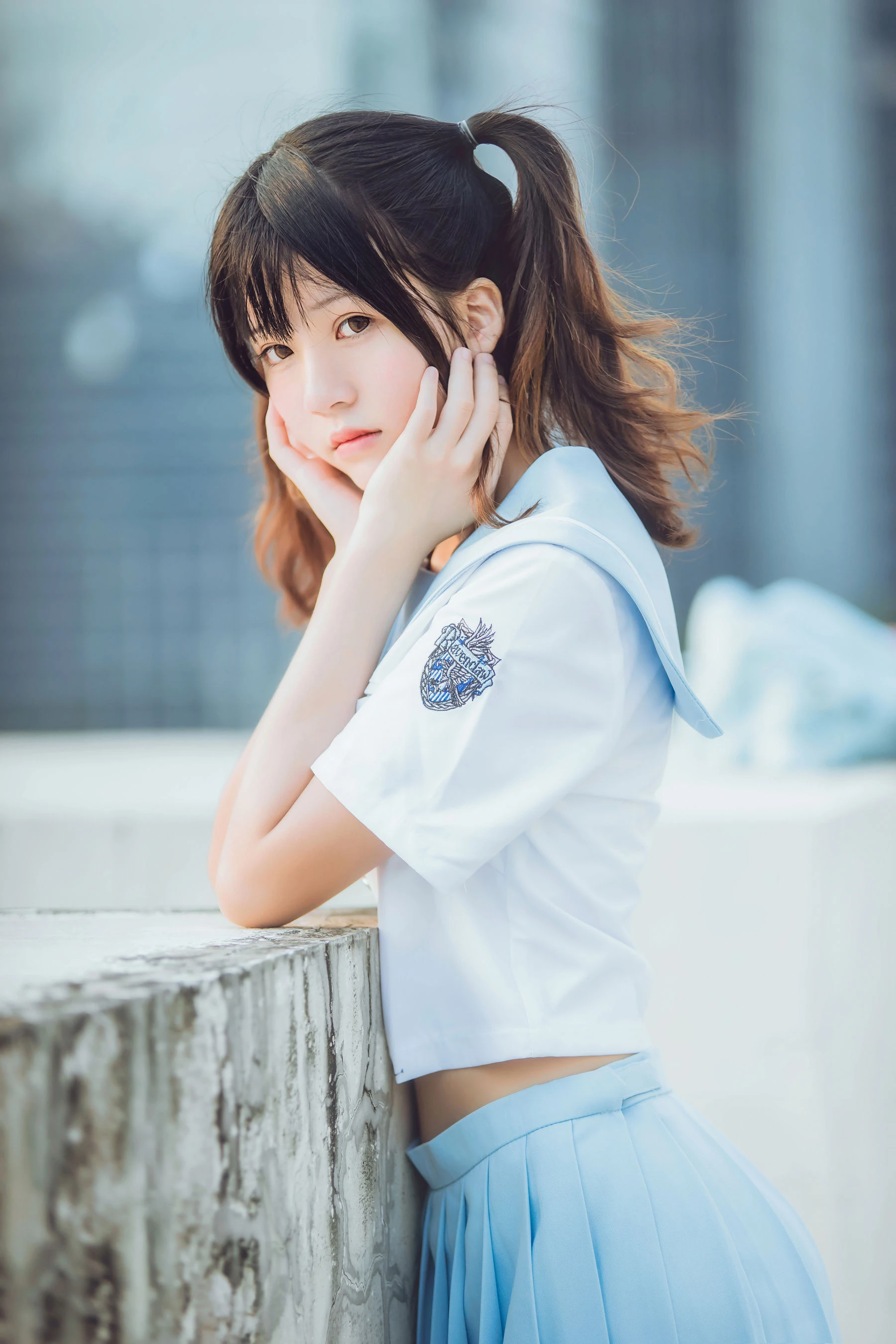 [御姐]何心怡何心怡街拍獨家大片：清純魅力釋放美腿誘惑彰顯寫真大片 - 9