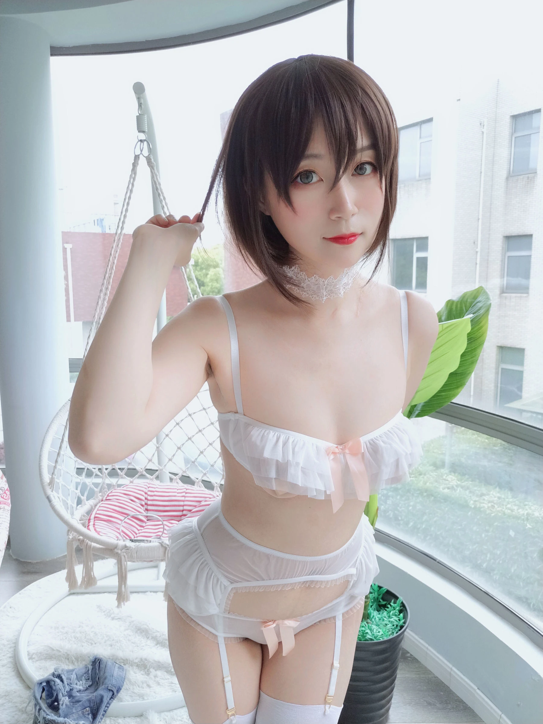 [藝人]羅雨晴珍藏藝術作品：寫真館攝影優雅彰顯羅雨晴美腿曲線神韻綻放寫真集 - 6