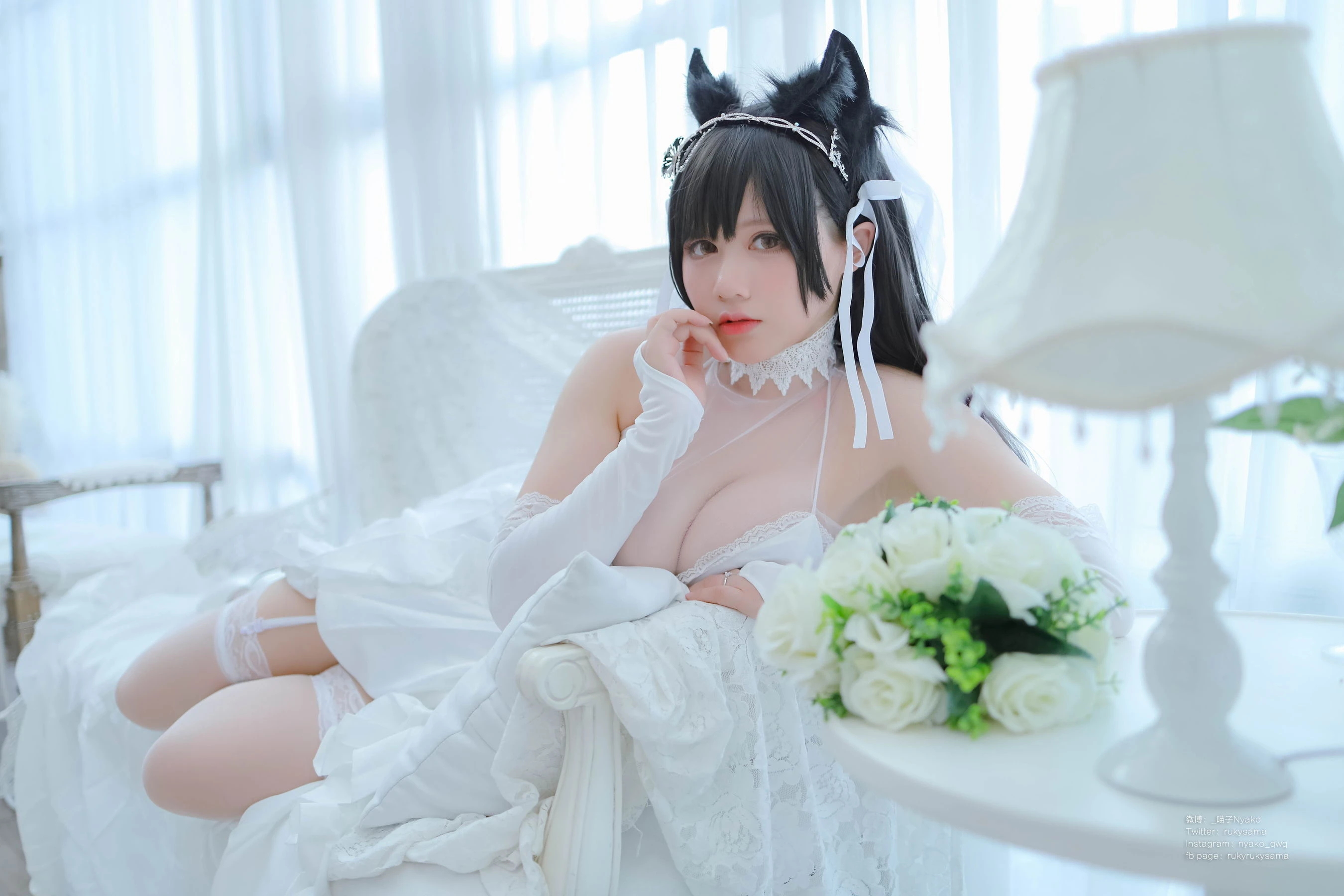 [辣妹]胡雨晴珍藏攝影棚美圖藝術：胡雨晴清純風採詮釋美胸完美曲線寫真 - 41