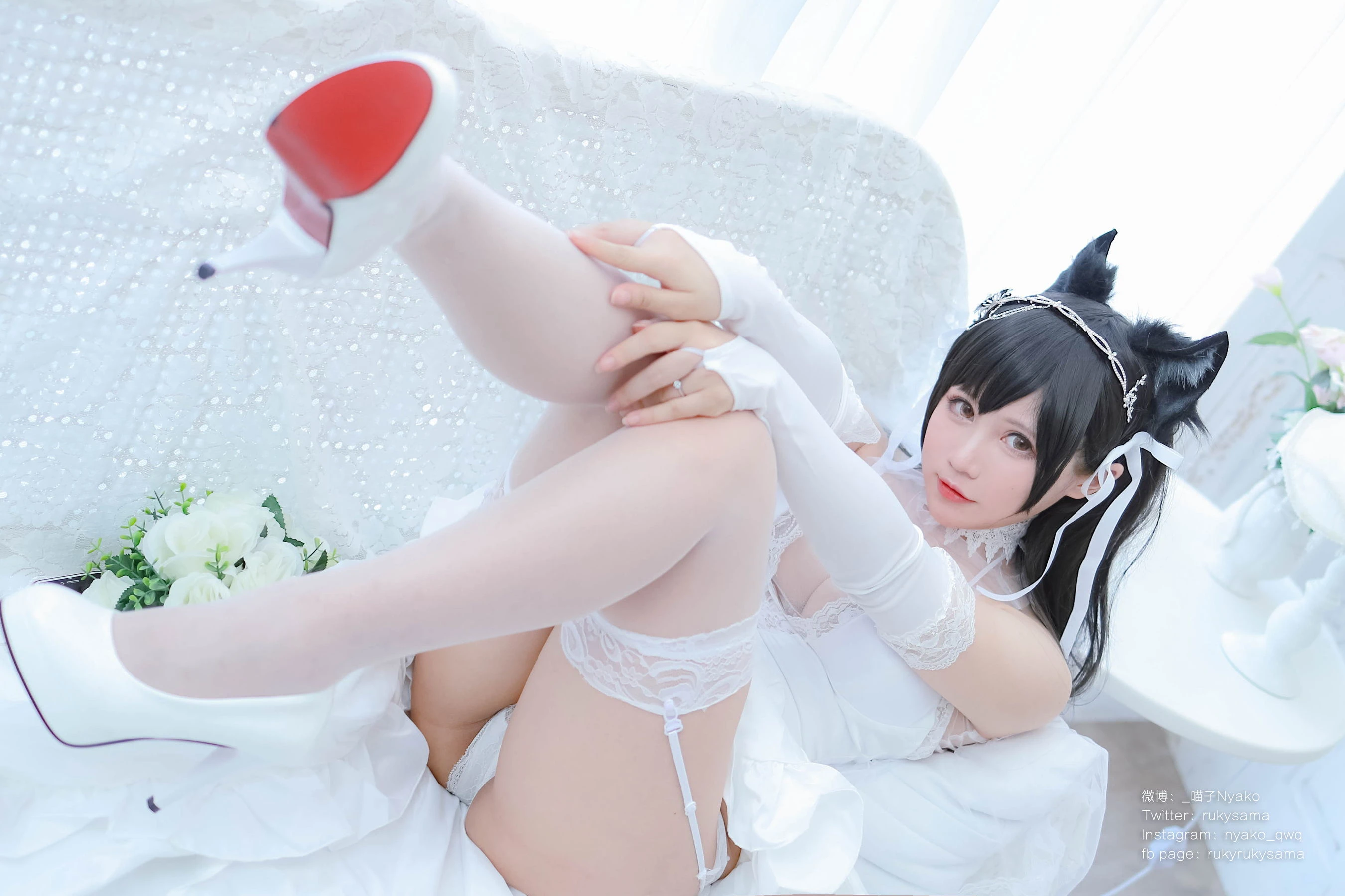 [辣妹]胡雨晴珍藏攝影棚美圖藝術：胡雨晴清純風採詮釋美胸完美曲線寫真 - 47