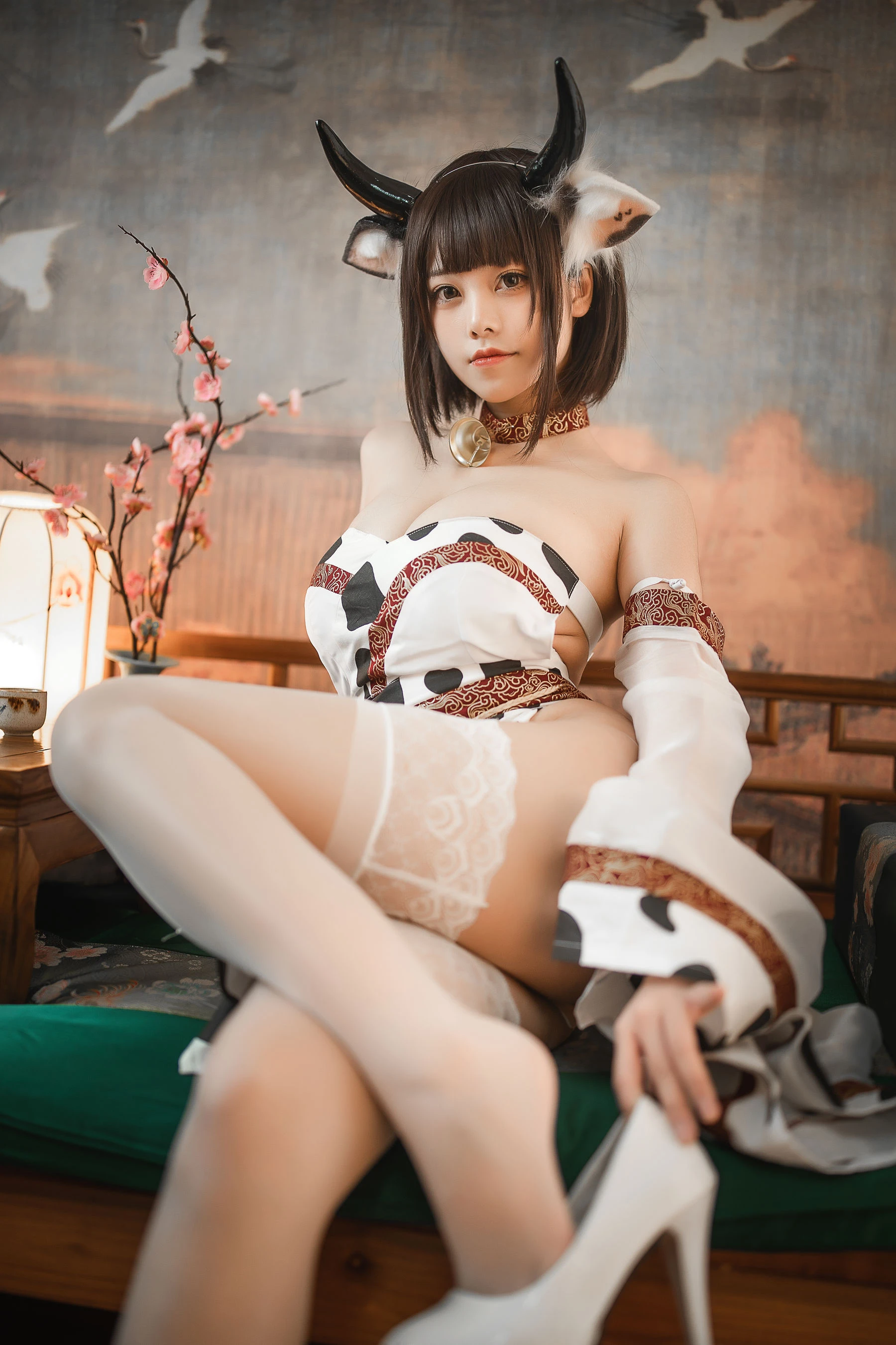 [Showgirl]馬雨萌藝術圖集精選：馬雨萌優雅氣質於室內詮釋蜂腰曲線首發攝影 - 17