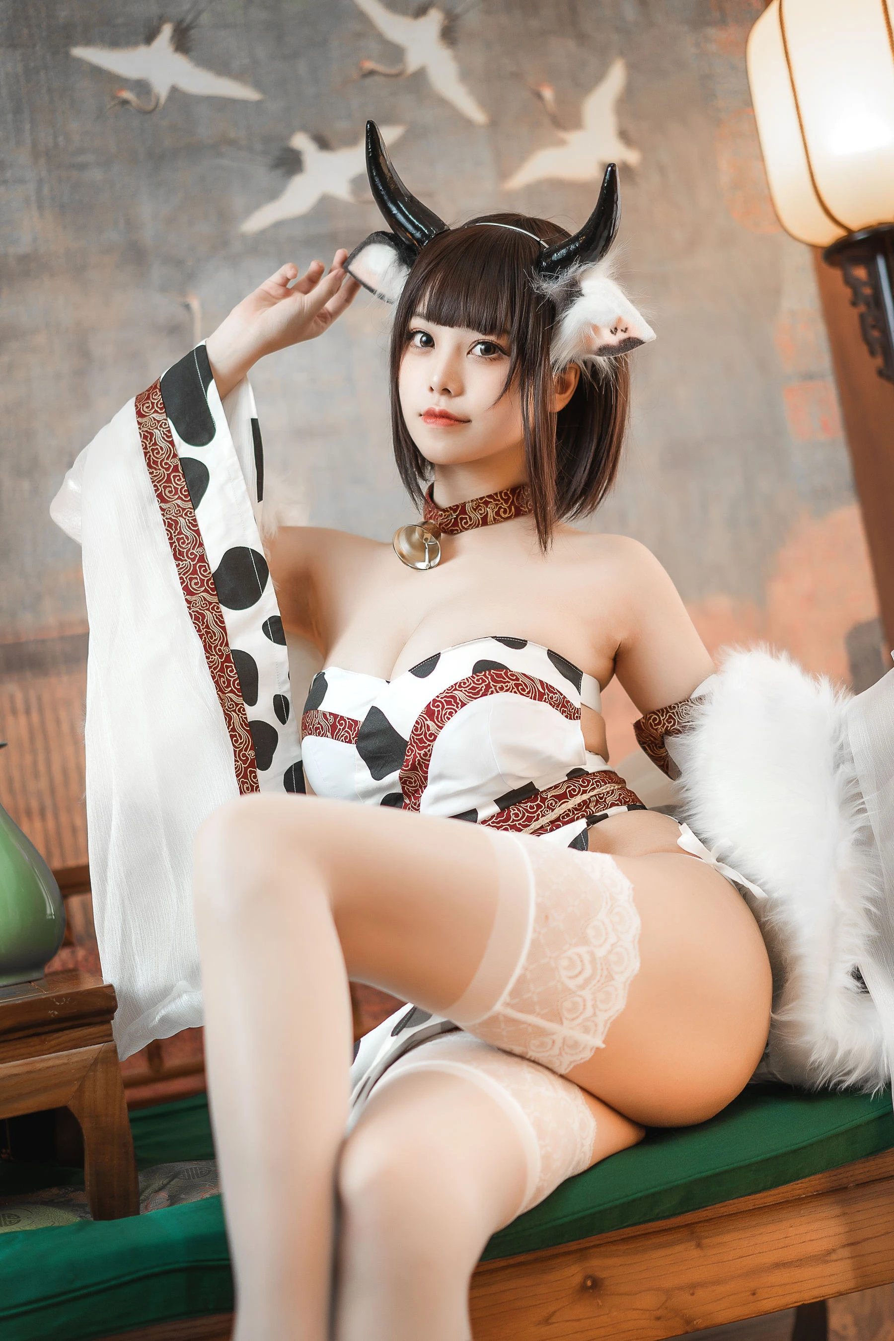 [Showgirl]馬雨萌藝術圖集精選：馬雨萌優雅氣質於室內詮釋蜂腰曲線首發攝影 - 2
