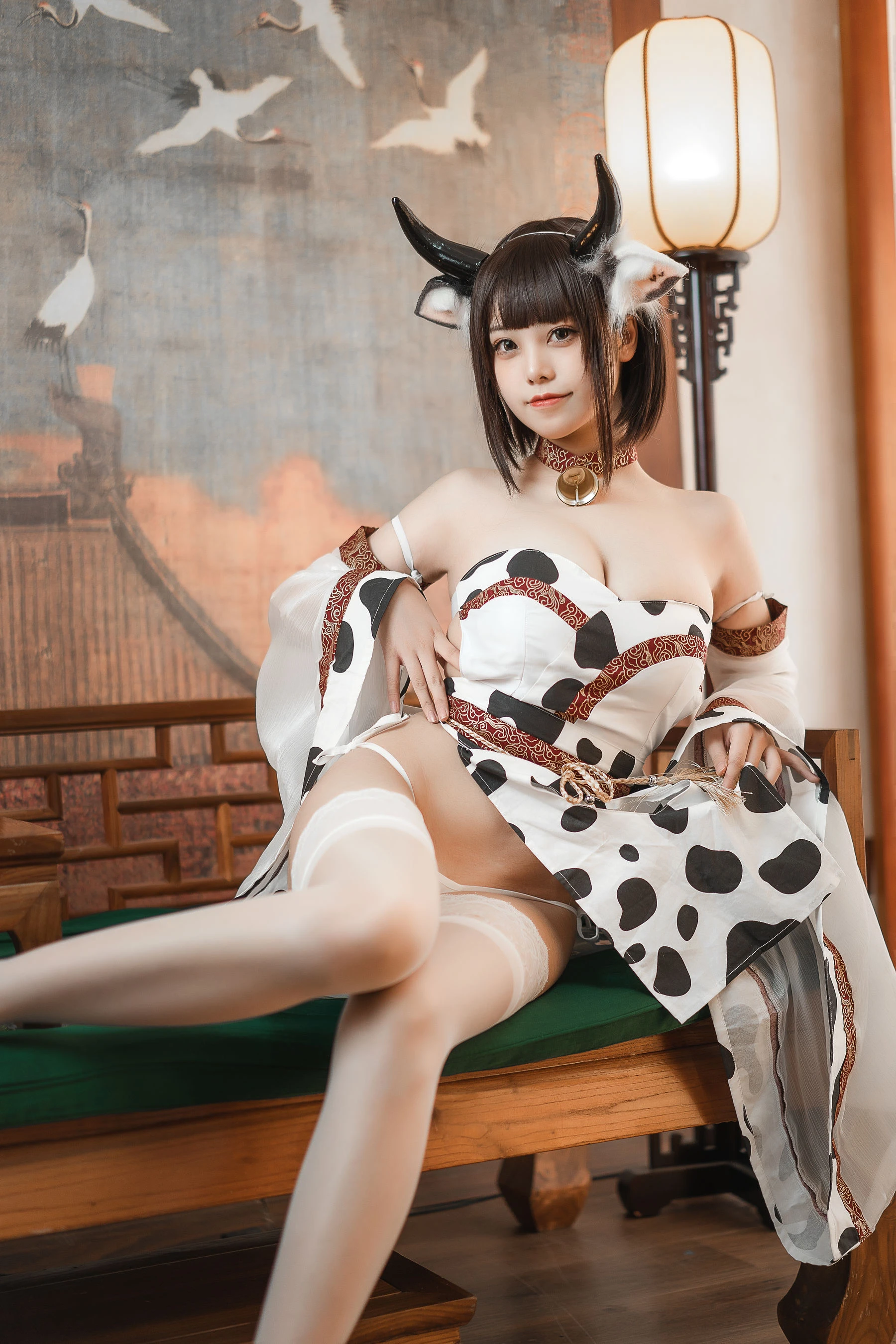 [Showgirl]馬雨萌藝術圖集精選：馬雨萌優雅氣質於室內詮釋蜂腰曲線首發攝影 - 6