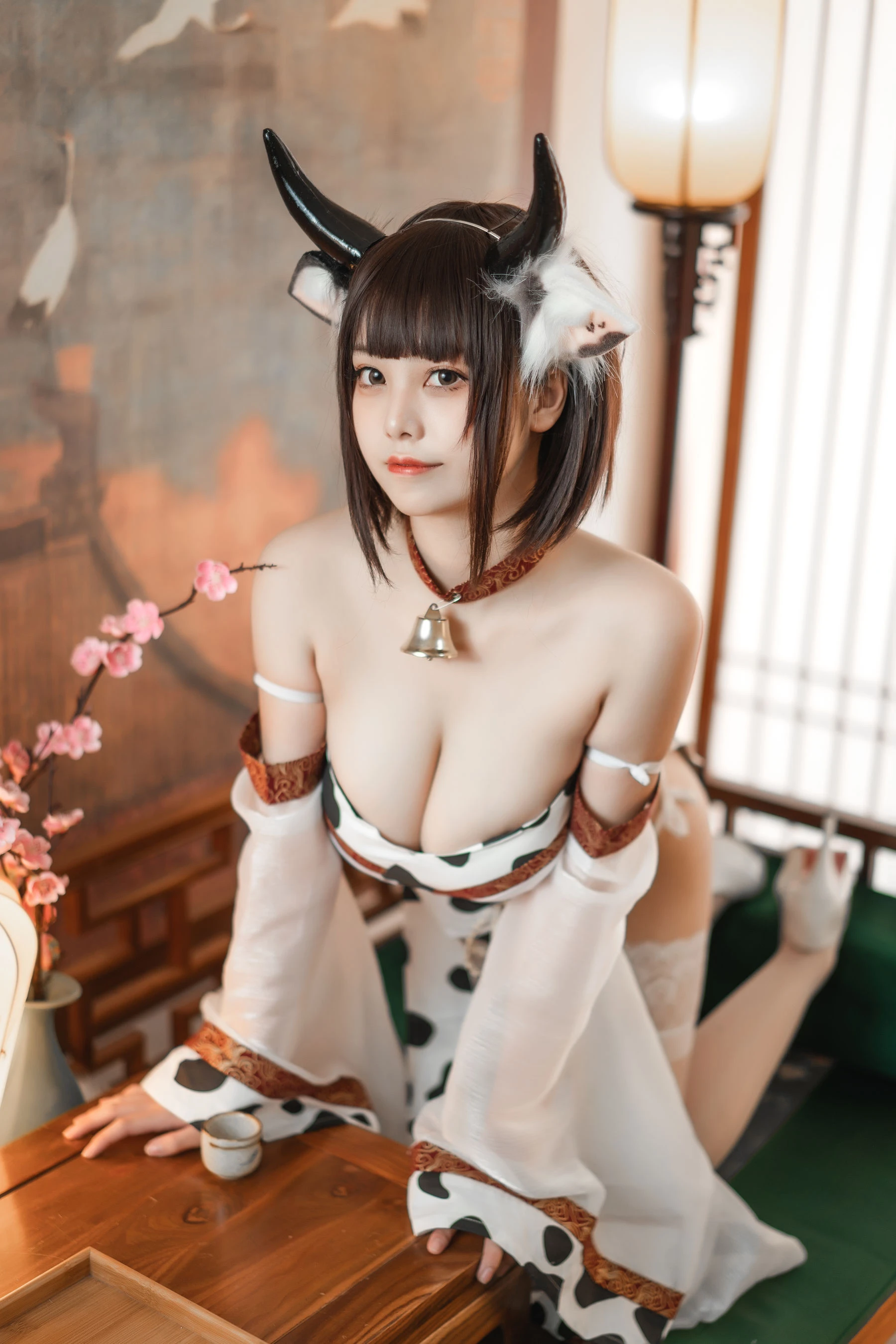 [Showgirl]馬雨萌藝術圖集精選：馬雨萌優雅氣質於室內詮釋蜂腰曲線首發攝影 - 7