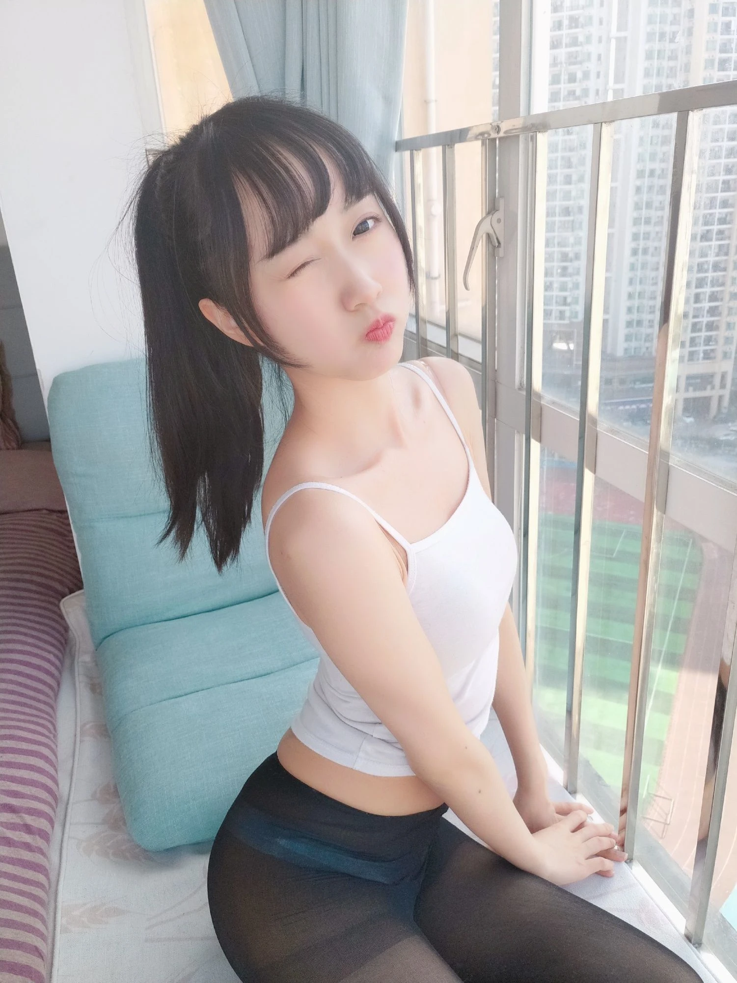 [藝人]曹雅靜曹雅靜戶外精選藝術：魅惑風情釋放翹臀誘惑演繹寫真大片 - 35