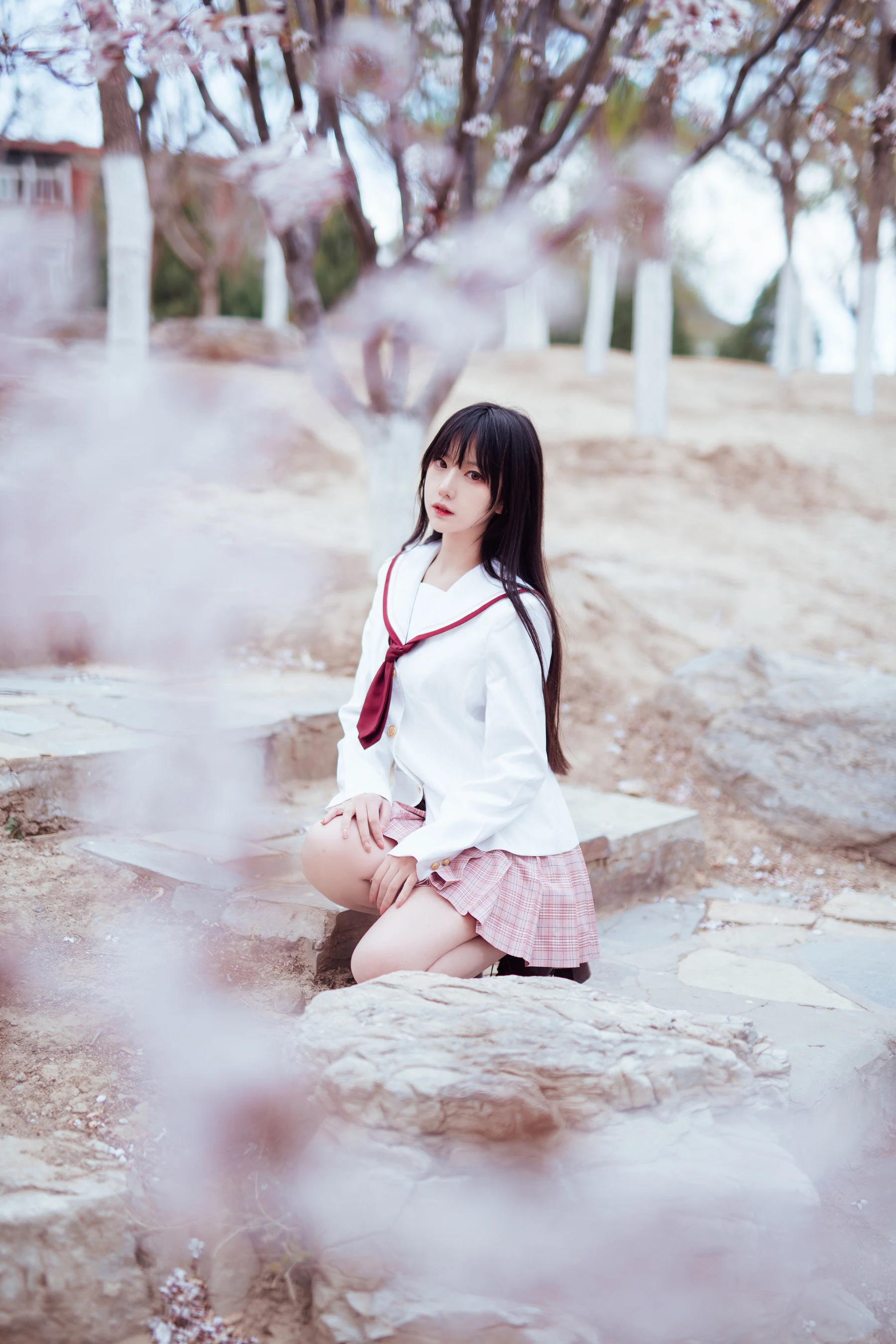 [校花]彭雨桐美圖圖集精選：彭雨桐性感風採於自然光釋放美腿曲線高清攝影 - 13