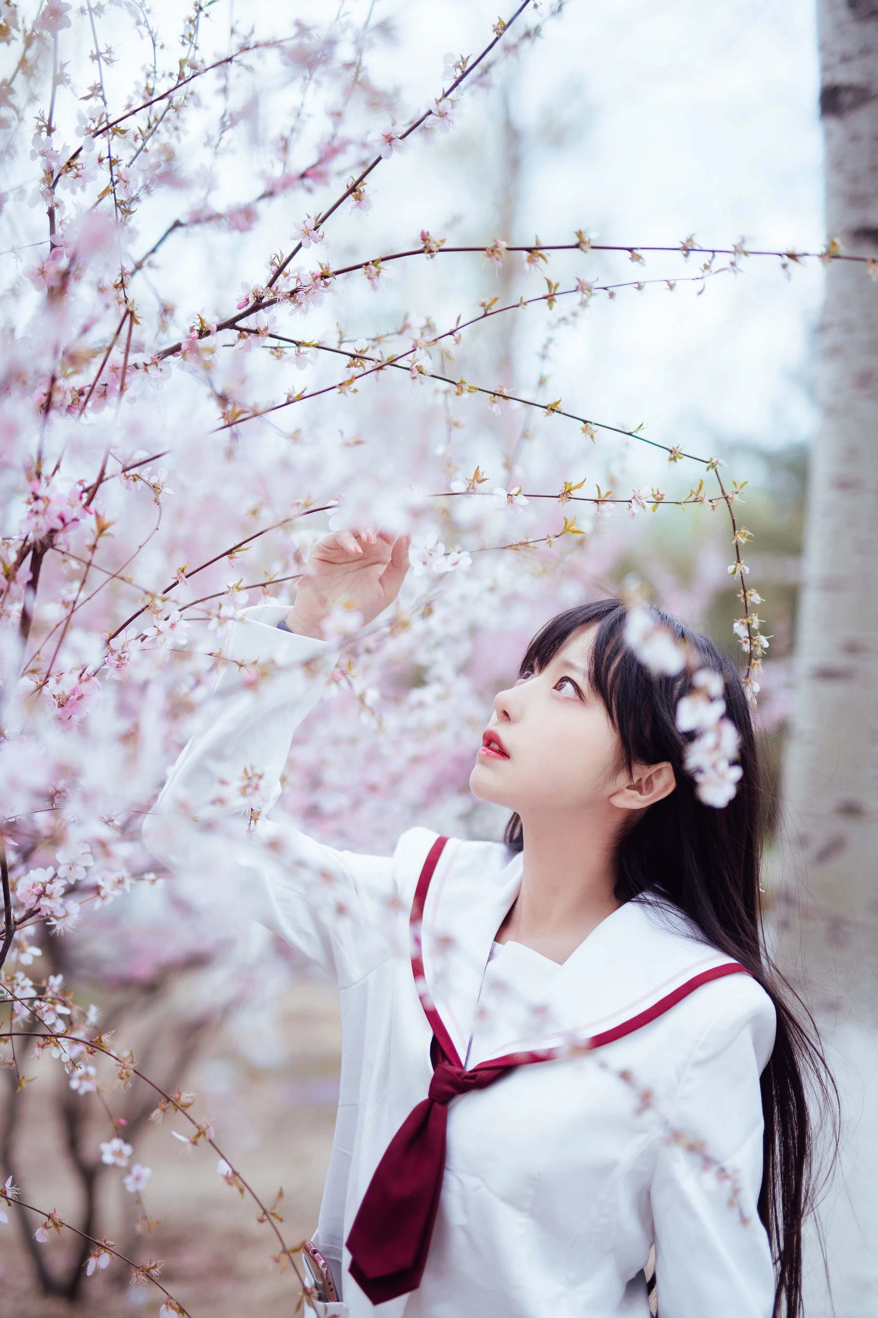 [校花]彭雨桐美圖圖集精選：彭雨桐性感風採於自然光釋放美腿曲線高清攝影 - 2