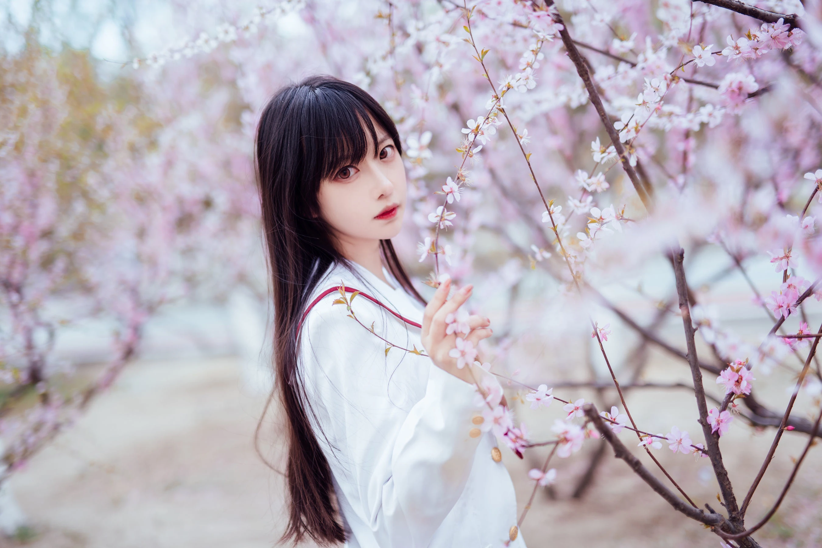 [校花]彭雨桐美圖圖集精選：彭雨桐性感風採於自然光釋放美腿曲線高清攝影 - 6
