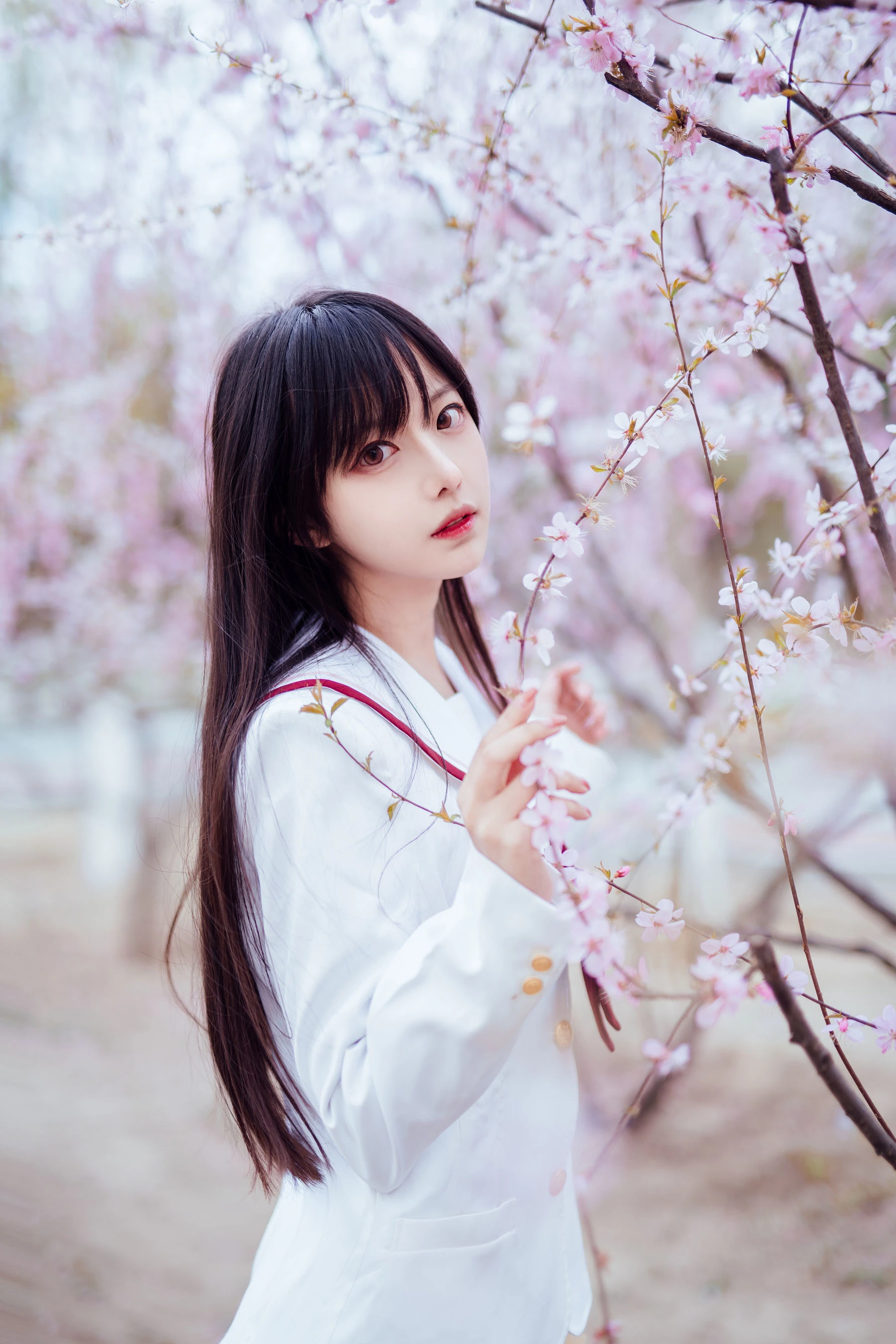 [校花]彭雨桐美圖圖集精選：彭雨桐性感風採於自然光釋放美腿曲線高清攝影 - 7