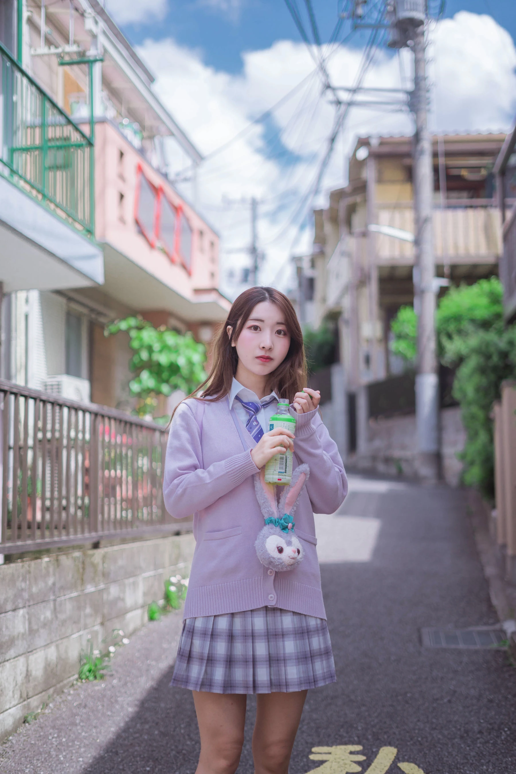 [護士]梁雨萌梁雨萌私藏精選寫真：攝影棚優雅風採演繹長腿寫真合集 - 3