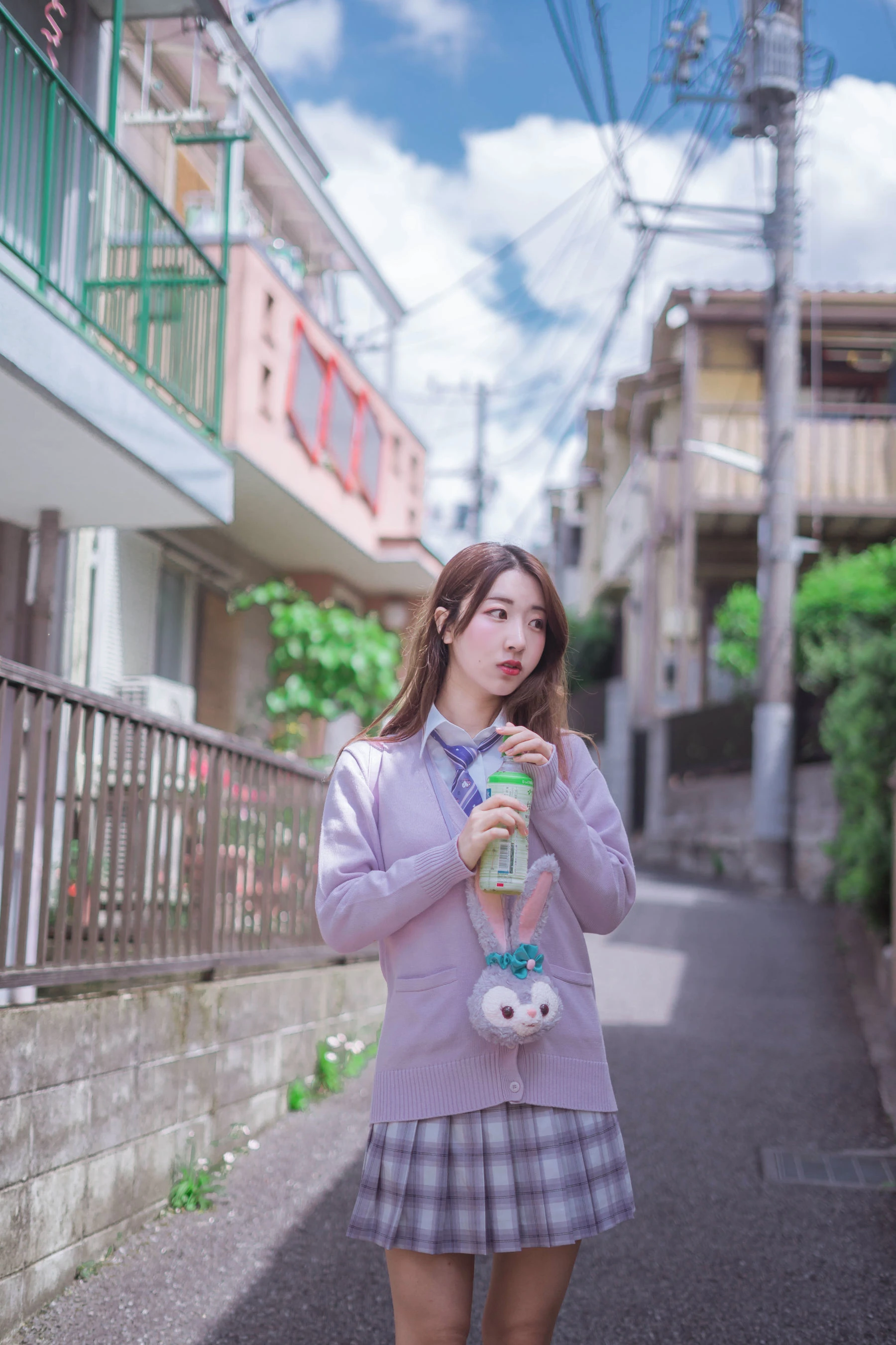 [護士]梁雨萌梁雨萌私藏精選寫真：攝影棚優雅風採演繹長腿寫真合集 - 4