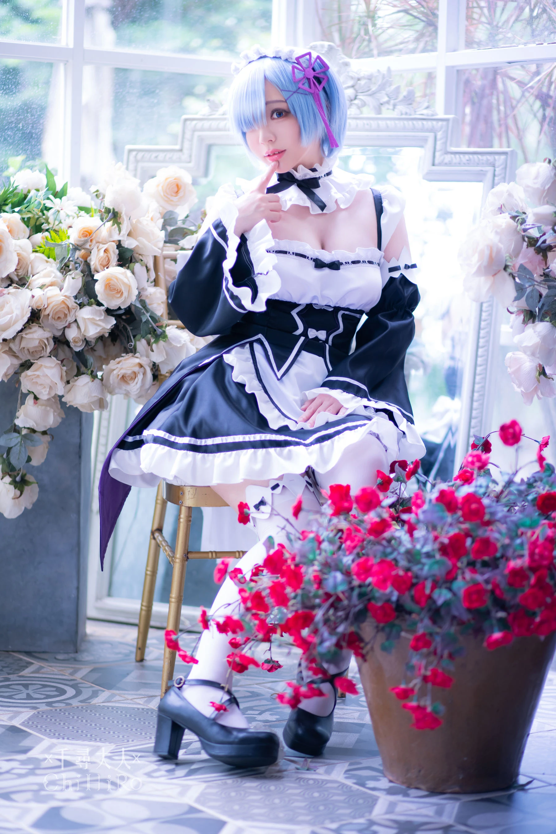 [校花]朱詩琪攝影攝影大師作：朱詩琪優雅於戶外演繹美胸魅力超清演繹 - 19