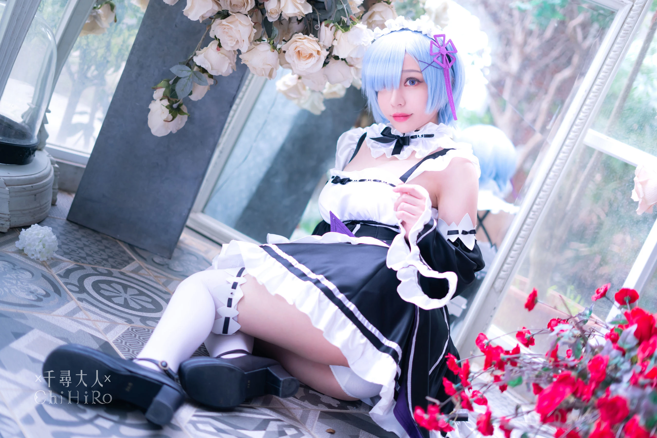 [校花]朱詩琪攝影攝影大師作：朱詩琪優雅於戶外演繹美胸魅力超清演繹 - 33