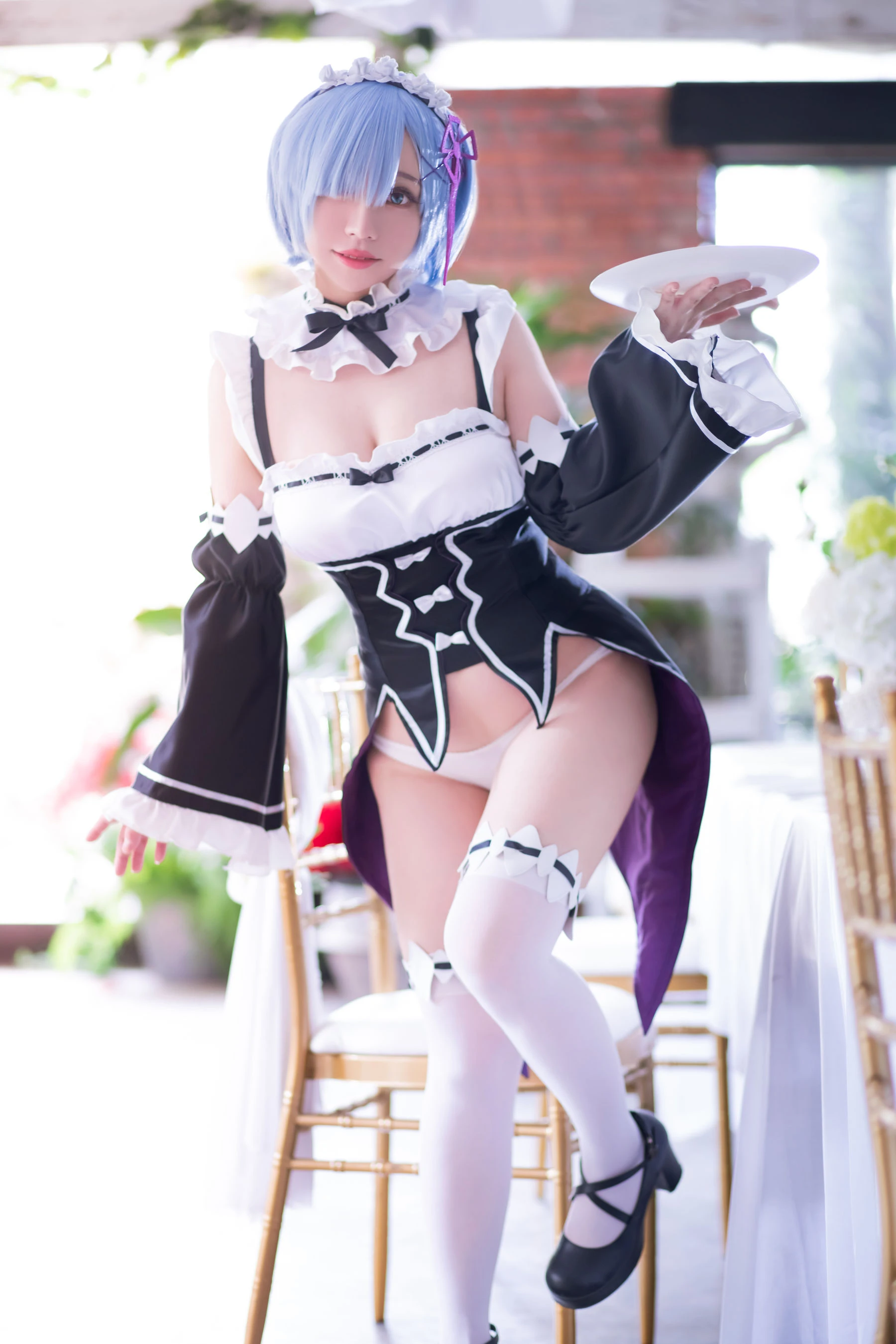 [校花]朱詩琪攝影攝影大師作：朱詩琪優雅於戶外演繹美胸魅力超清演繹 - 42
