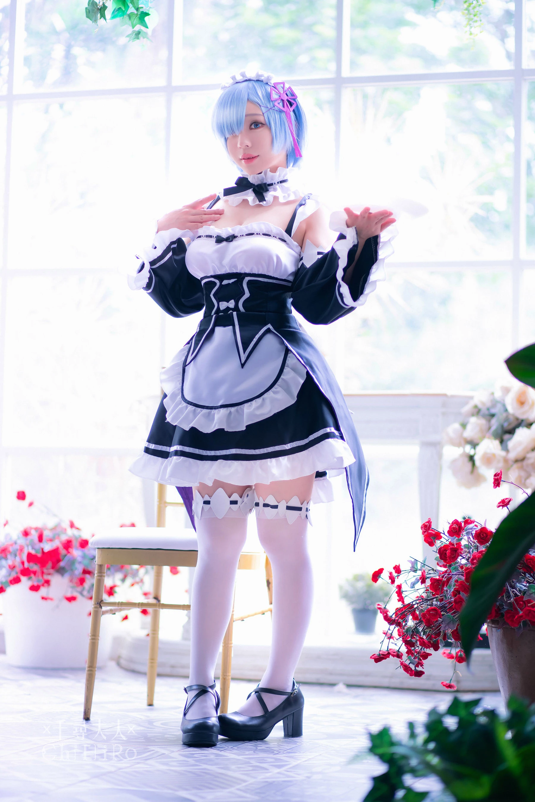 [校花]朱詩琪攝影攝影大師作：朱詩琪優雅於戶外演繹美胸魅力超清演繹 - 9