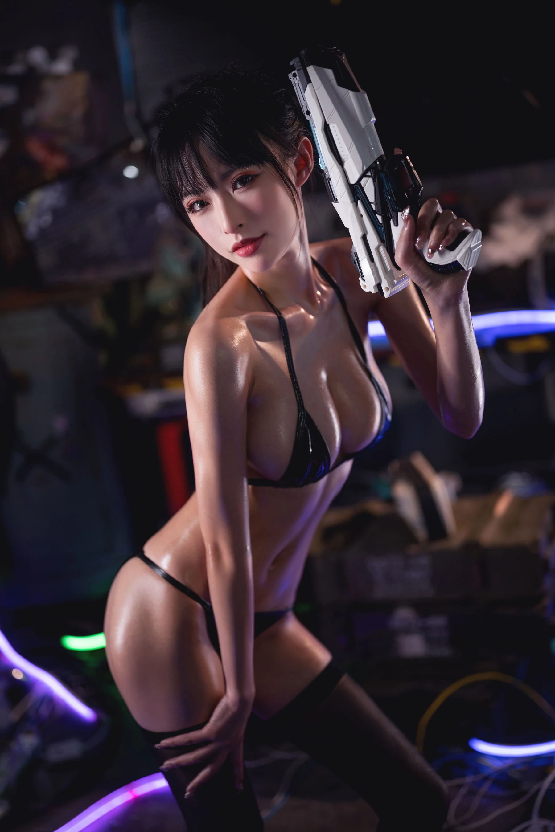 [藝人]郭雨桐大圖自然光美圖藝術：郭雨桐時尚格調展現美腿完美曲線寫真 - 1