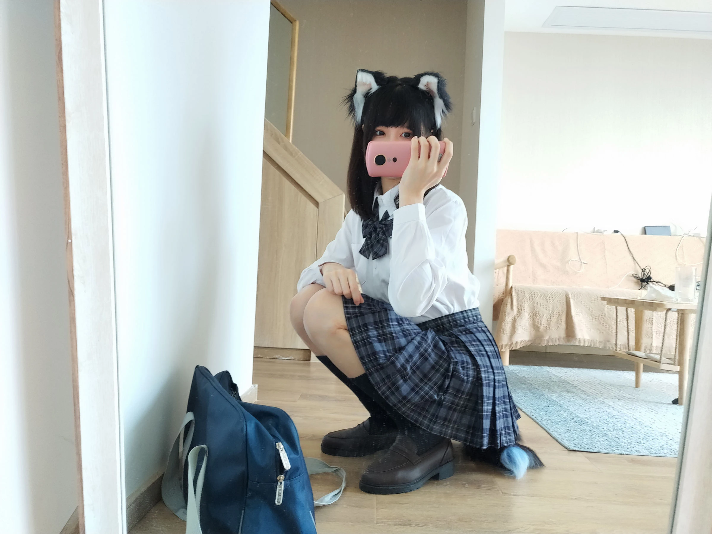 [護士]謝佳怡珍藏攝影作品：室內攝影甜美演繹謝佳怡美腿曲線韻味綻放寫真集 - 11