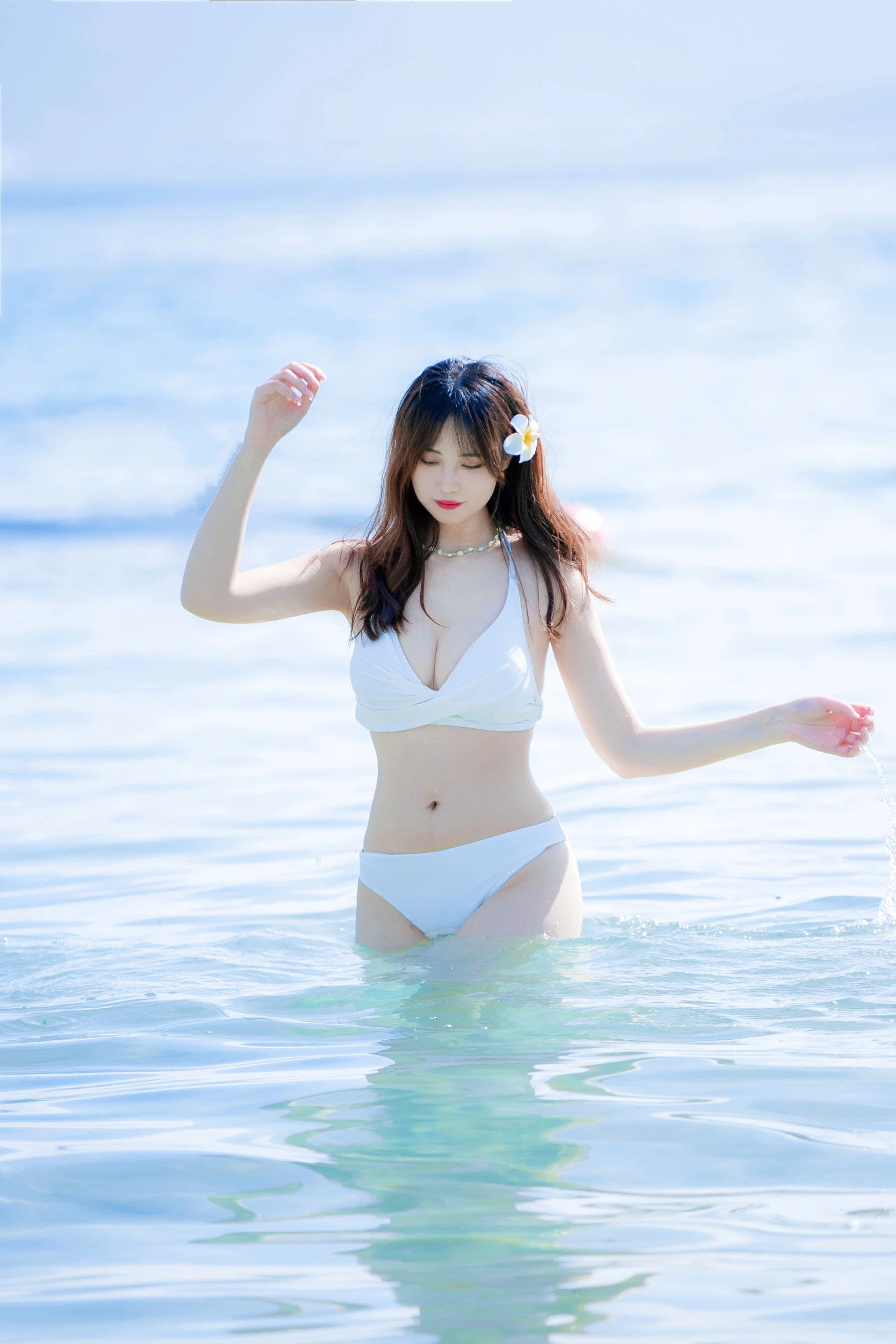 [校花]胡雨菲胡雨菲清純韻味藝術大賞：攝影棚高清藝術演繹曲線誘惑美學 - 30